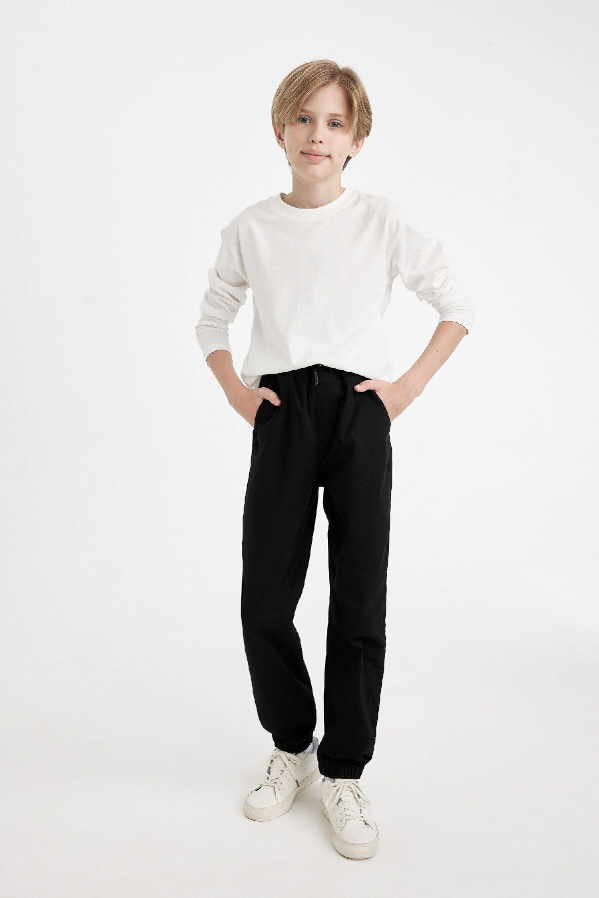 DEFACTO Boy Jogger Jogger Leg Gabardine Pants