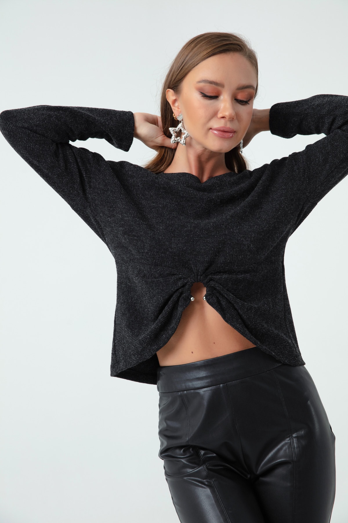 Lafaba Sweater - Gray - Regular fit
