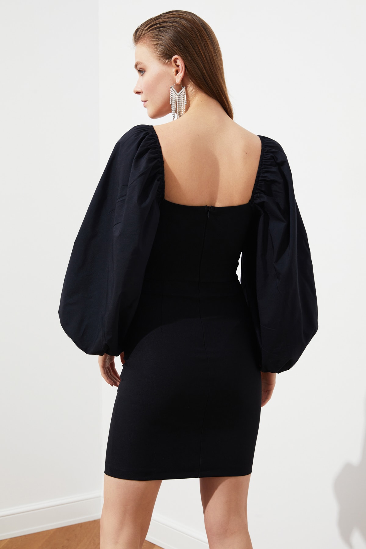 Rochie dama Trendyol TPRSS21EL0192/BLACK