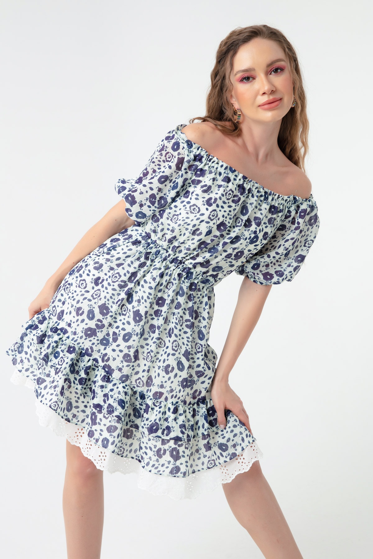 Lafaba Dress - Dark blue - A-line