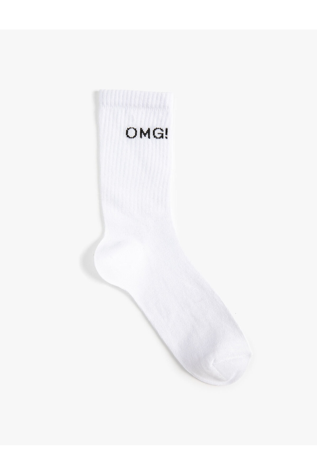 Koton The Socks Slogan Embroidered