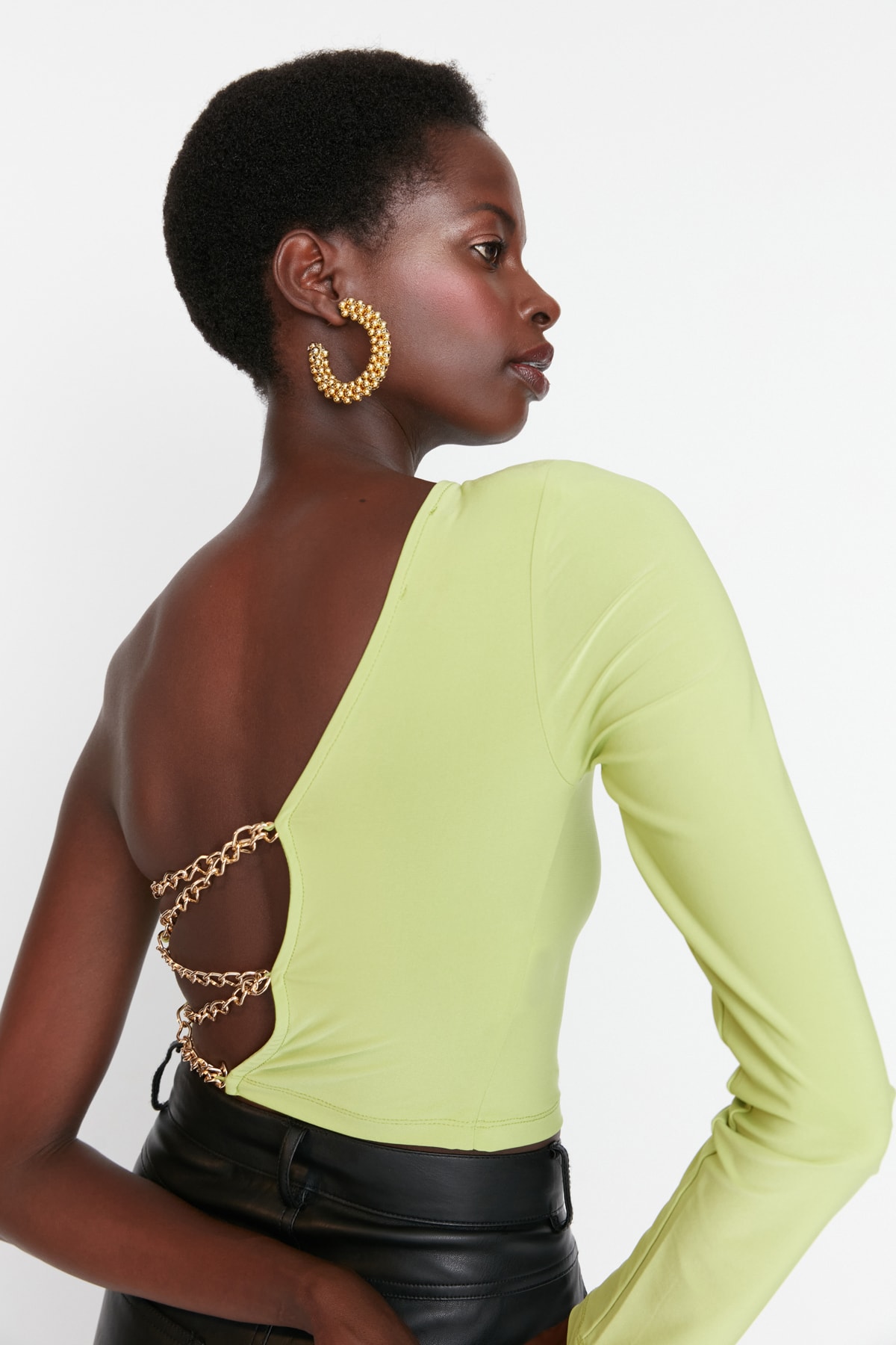 Trendyol Green Chain Detailed Blouse