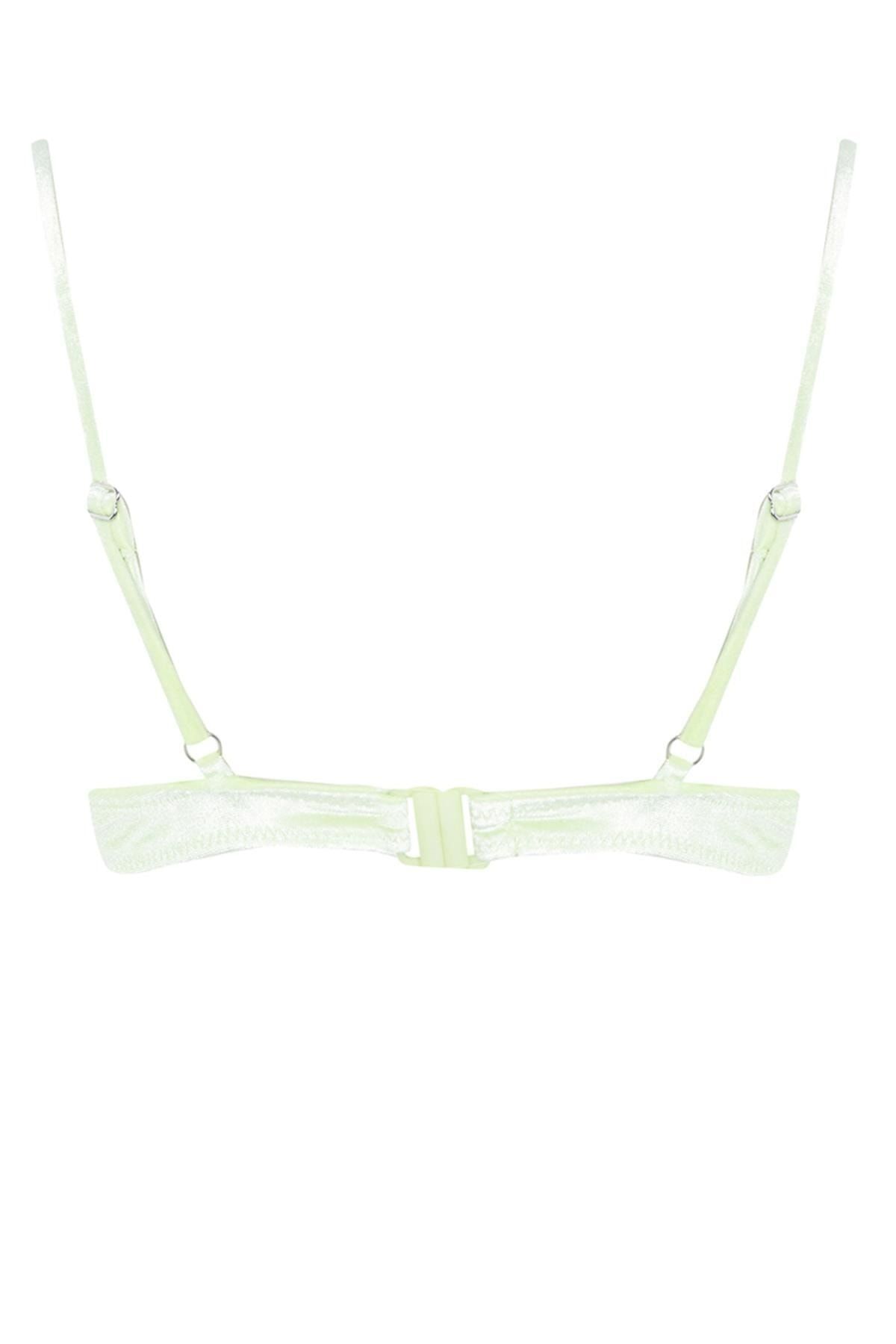 DEFACTO Fall In Love Regular Fit Velvet Bikini Top