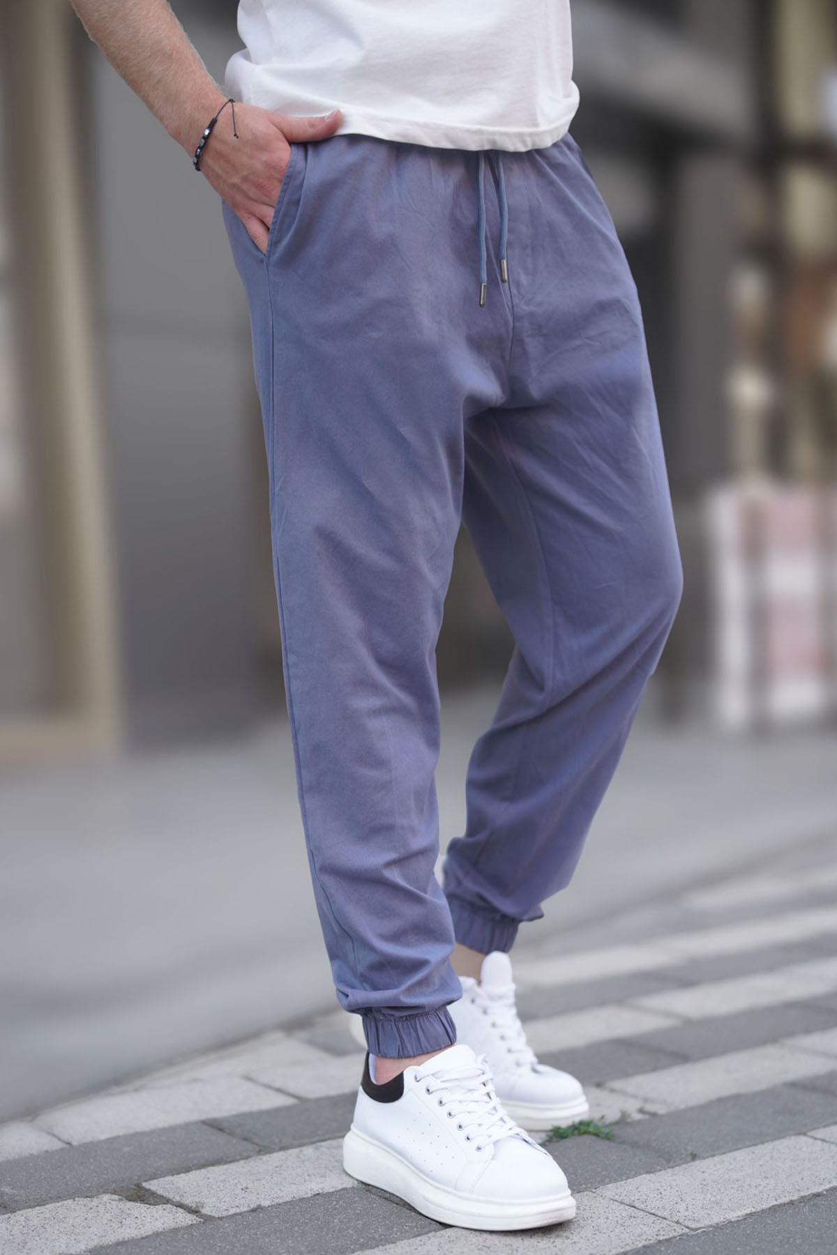 Levně Madmext Smoked Relaxed Jogger Trousers 6853