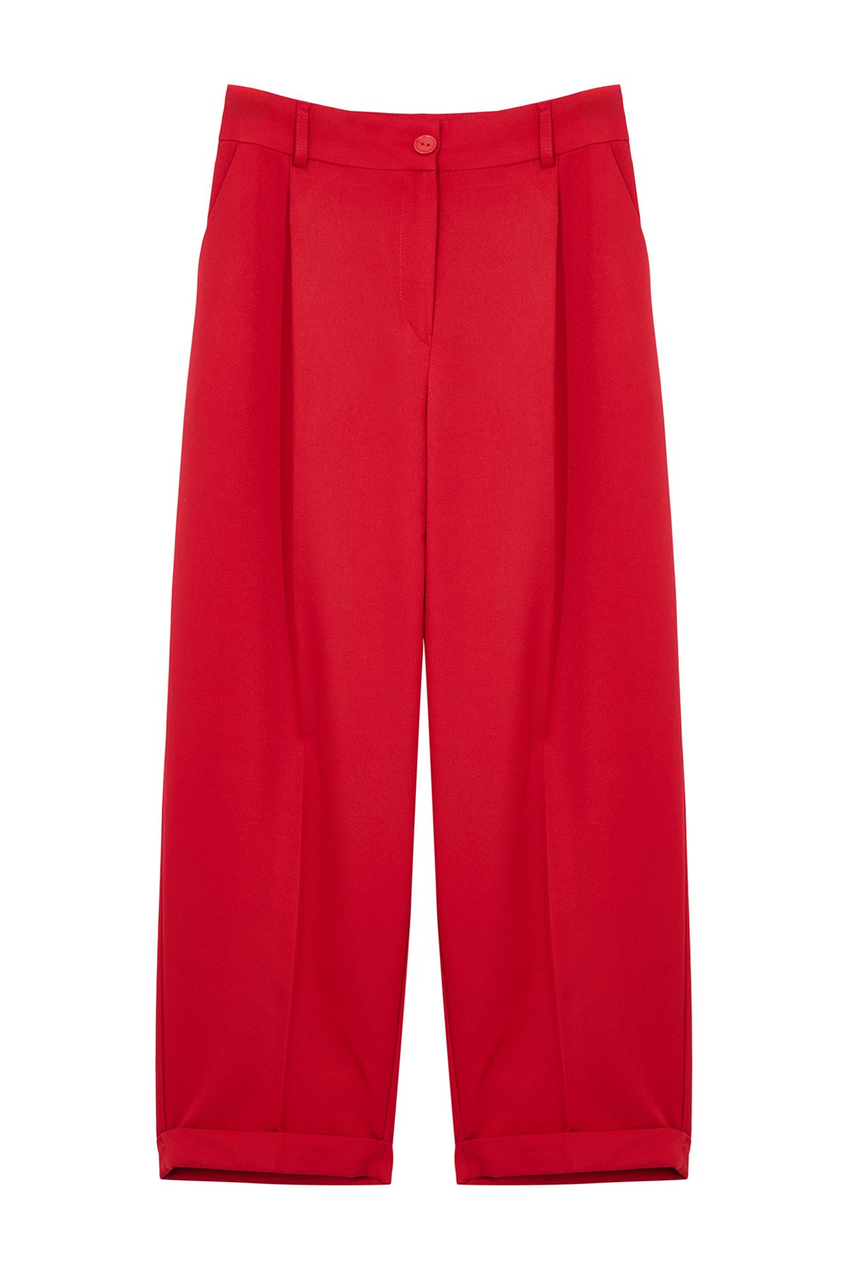 Trendyol Dark Red Balloon Pattern Trousers