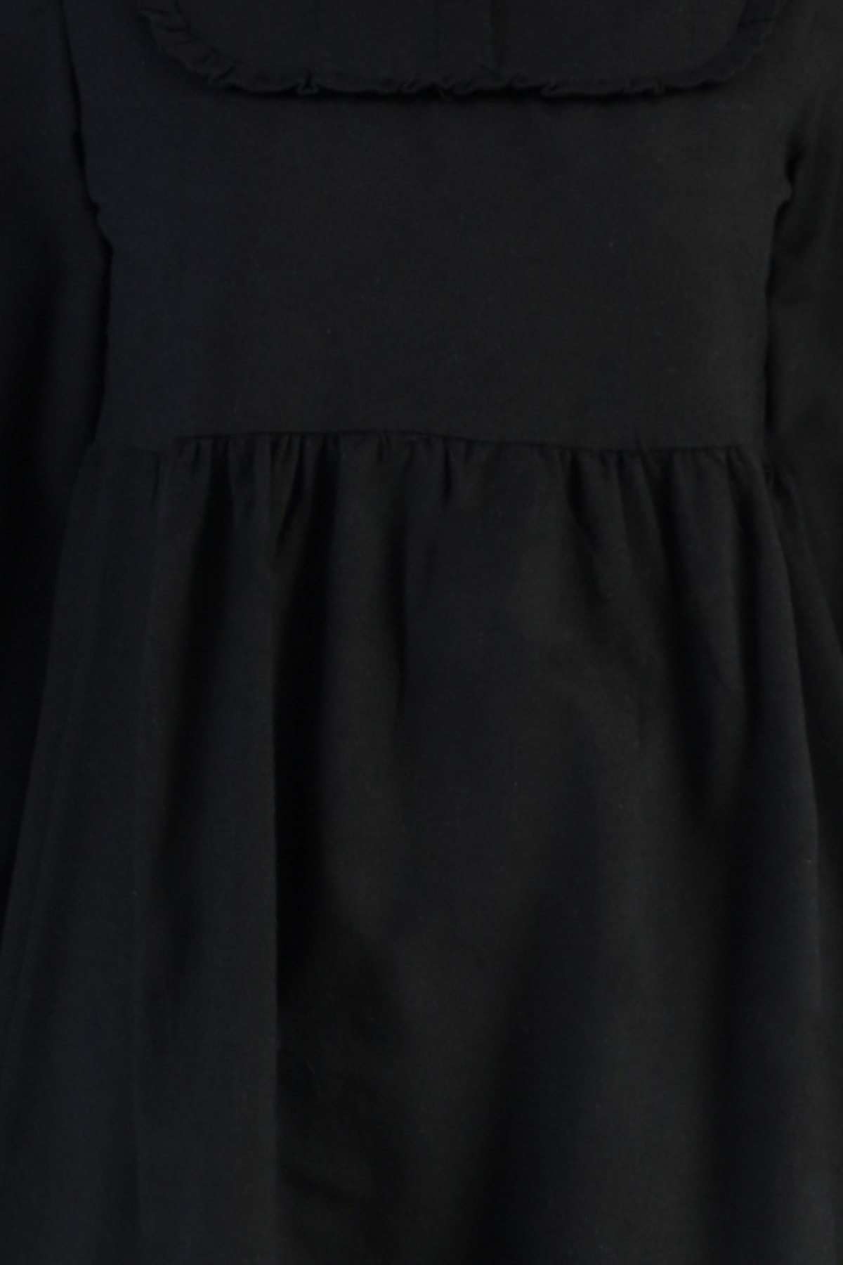 Trendyol Black Mini Guler Țesut Rochie țesută detaliată