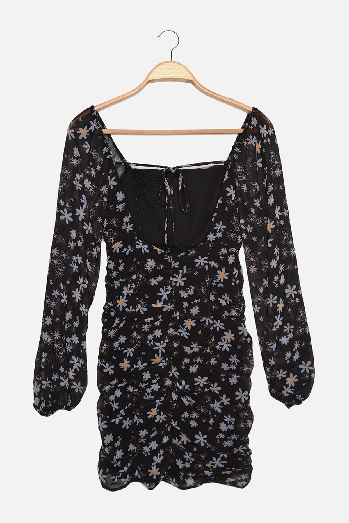 Trendyol Negru Low Back Dress