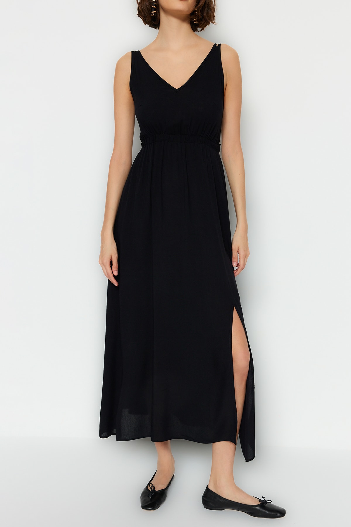 Rochie Trendyol Black Low-Cut