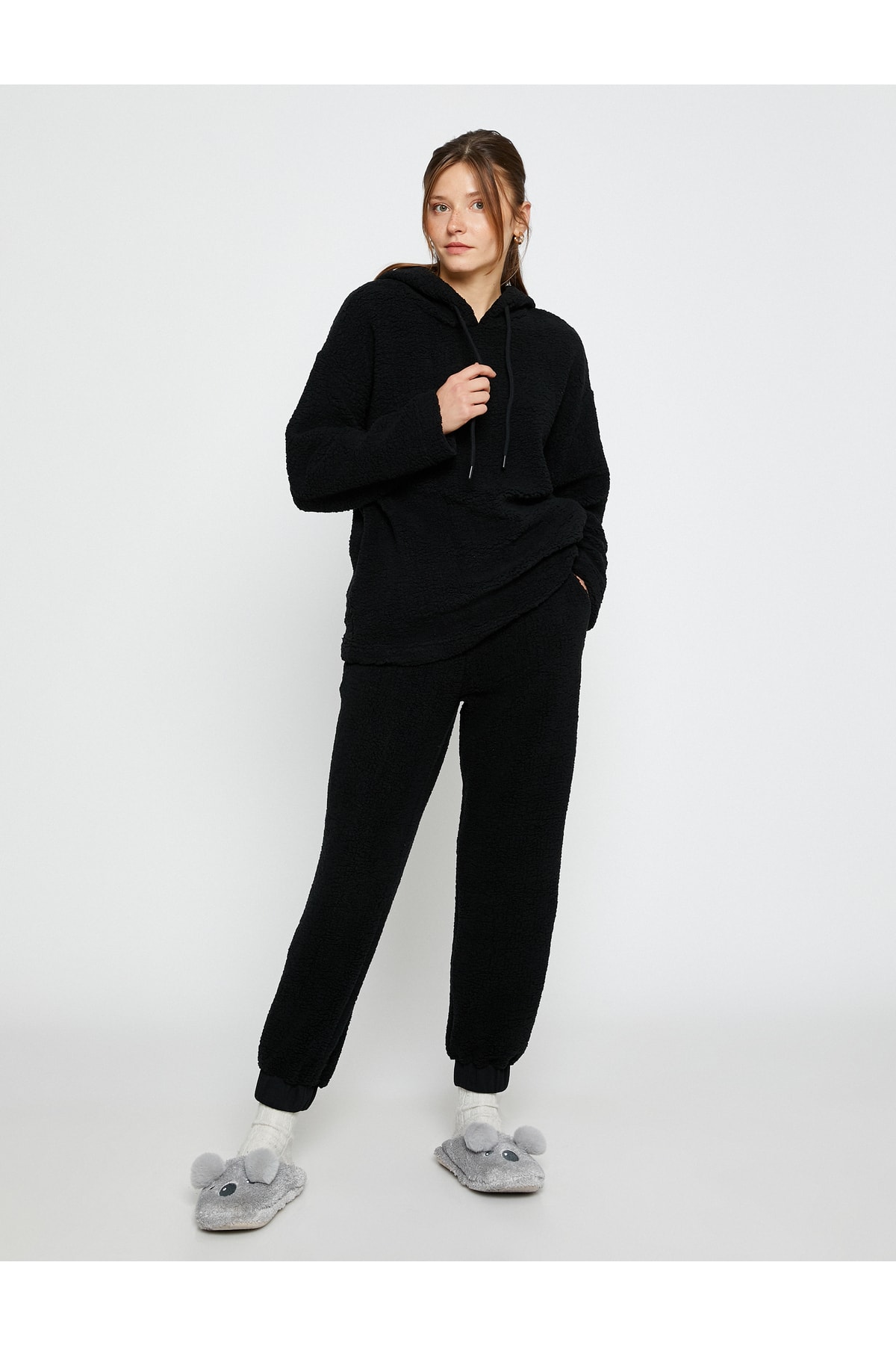 Koton Pajama Bottoms - Black - Joggers