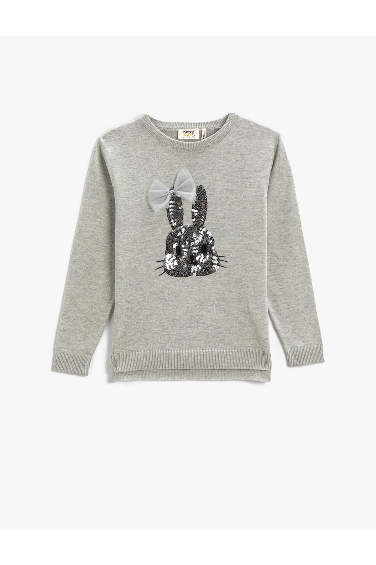 Koton Sweater - Gray - Relaxed fit