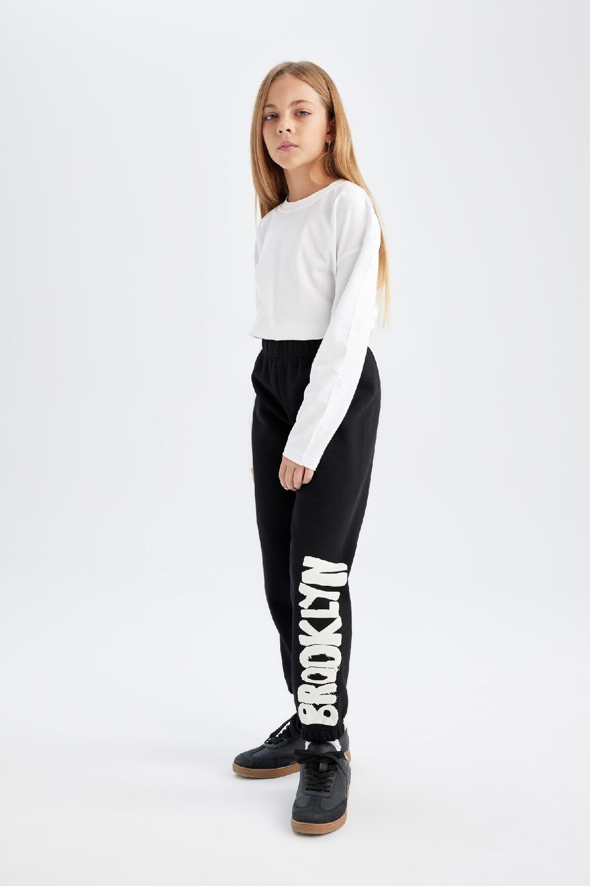 DEFACTO Girl Printed Jogger Sweatpants