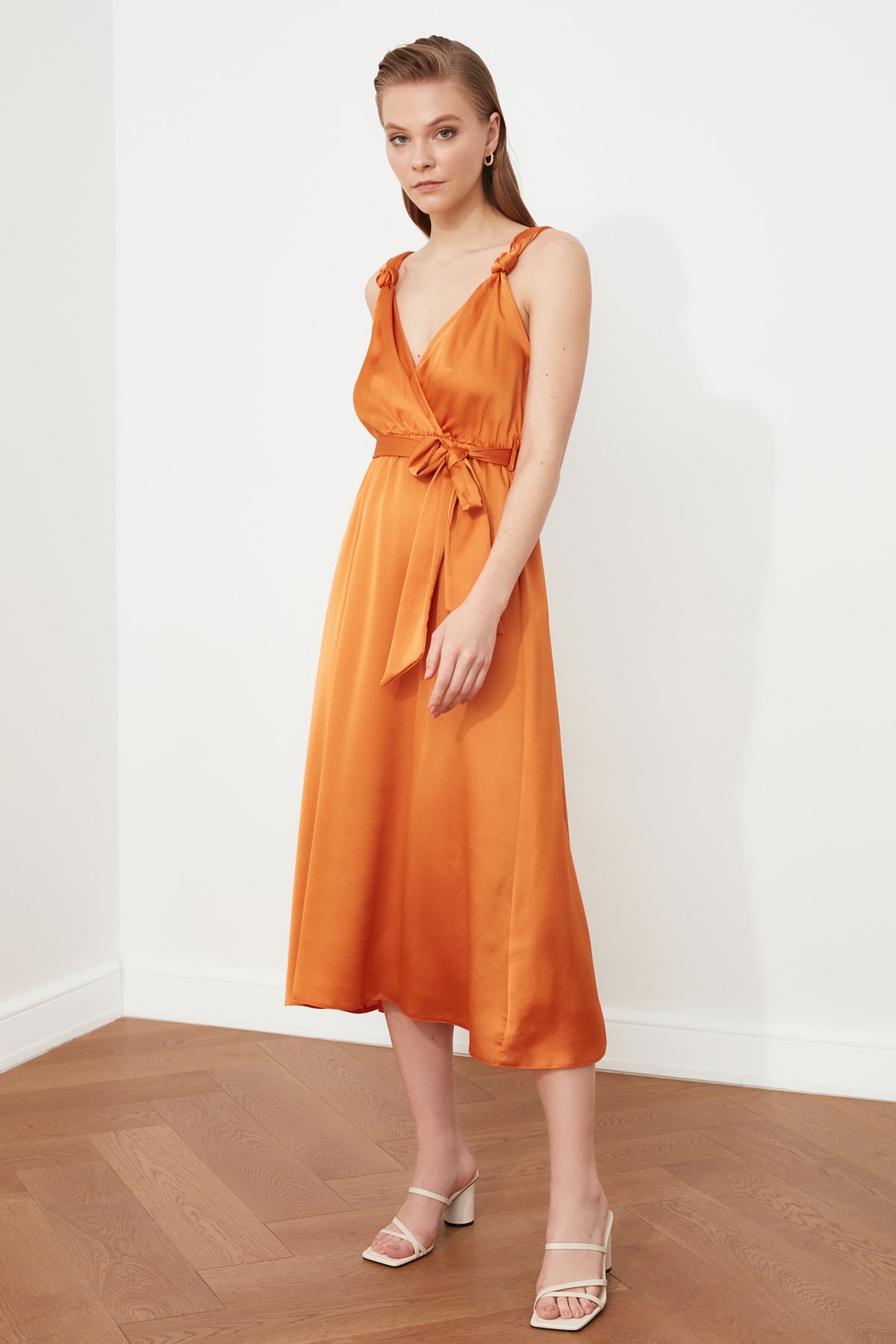 Dámske oblečenie Trendyol TPRSS19BB0283/Dried rose