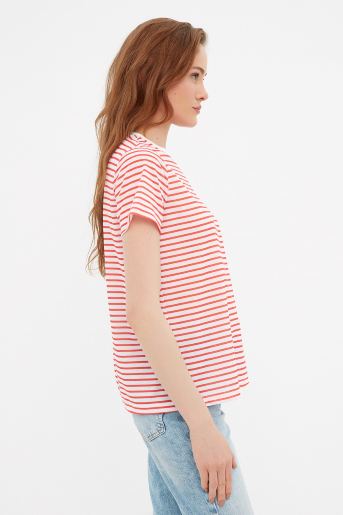 Dámske tričko Trendyol Striped