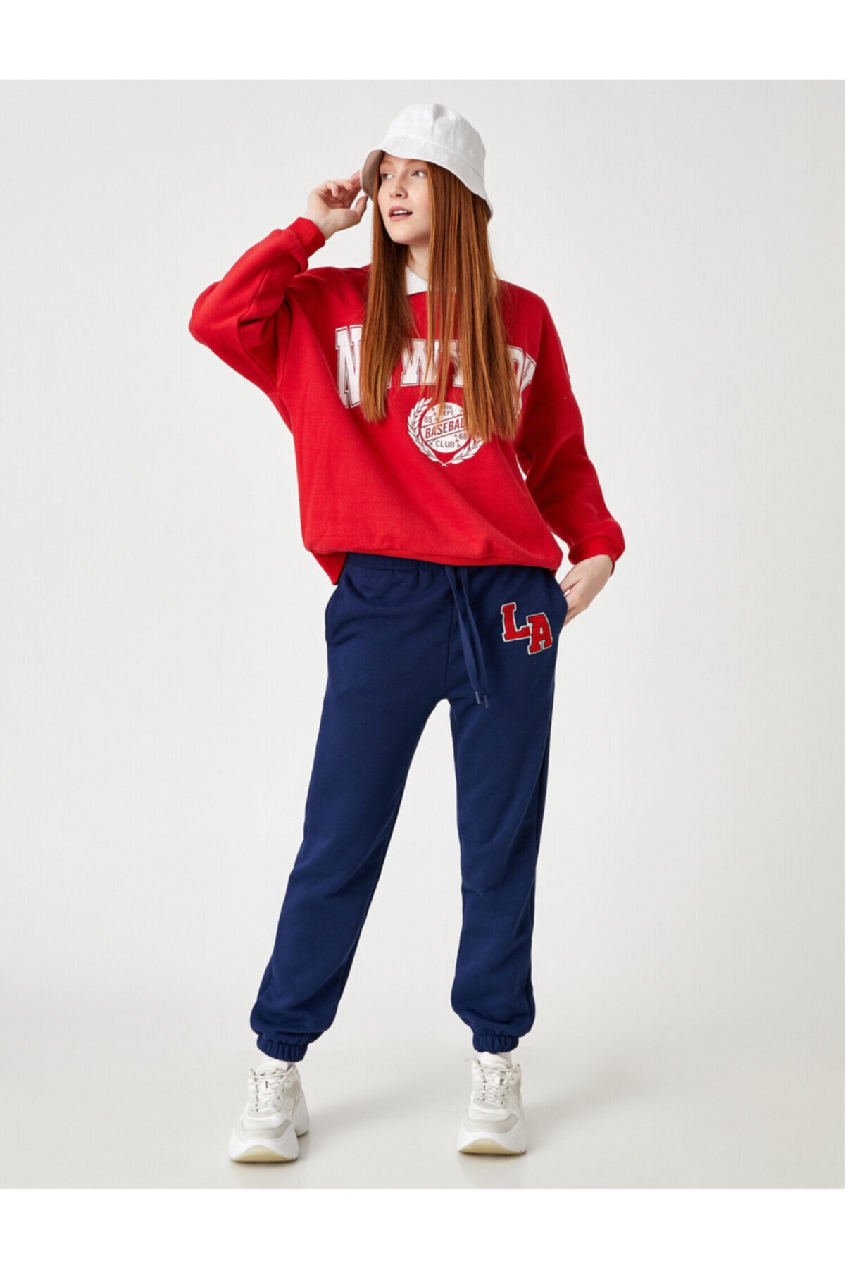 Pantaloni Jogger Koton Ragazzino - Vita Elastica, Anthracite, 80% Poliestere - Foto 4