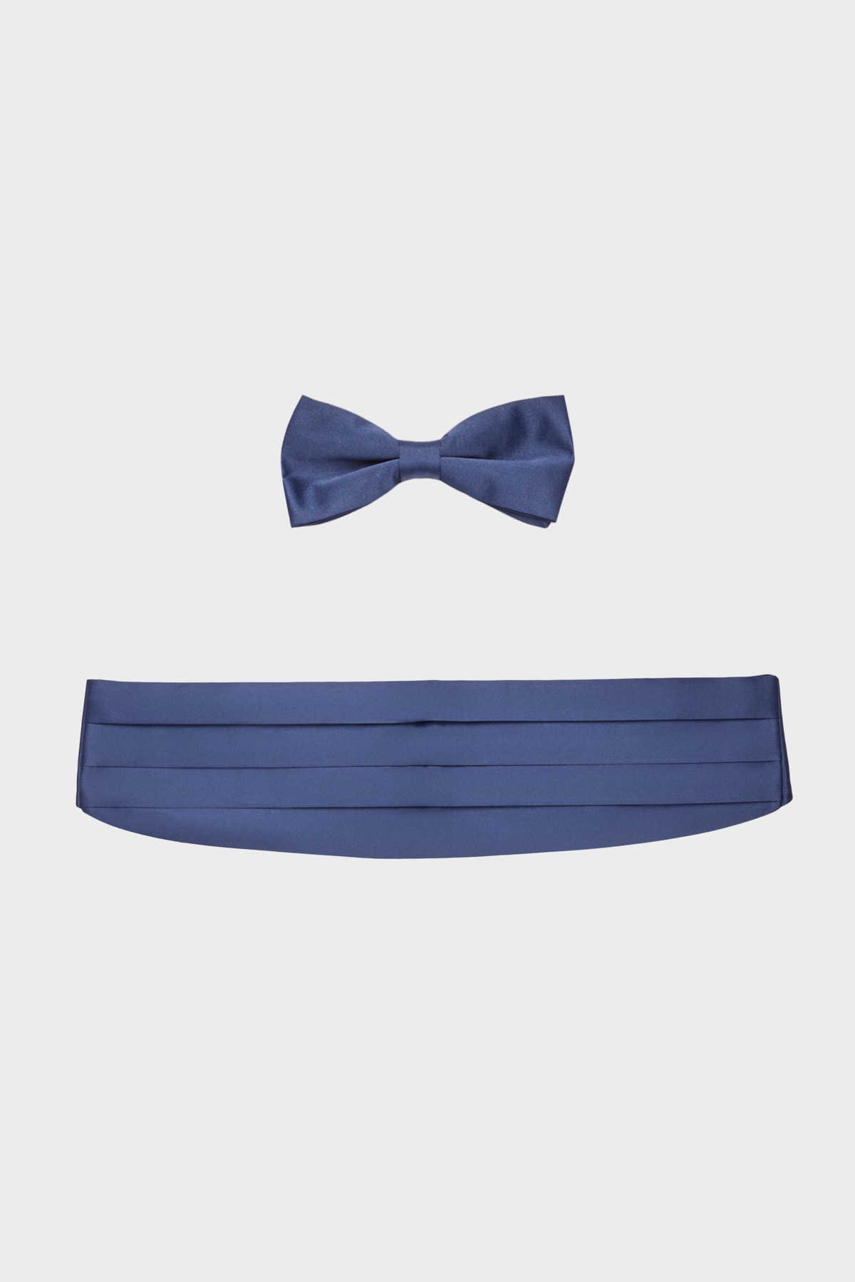 Levně ALTINYILDIZ CLASSICS Men's Navy Blue Bowtie-Sash Set