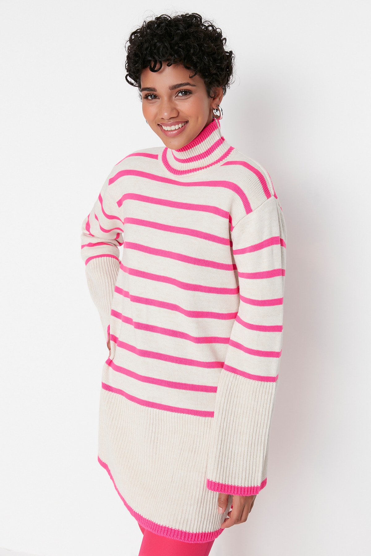 Trendyol Sweater - Beige - Regular fit