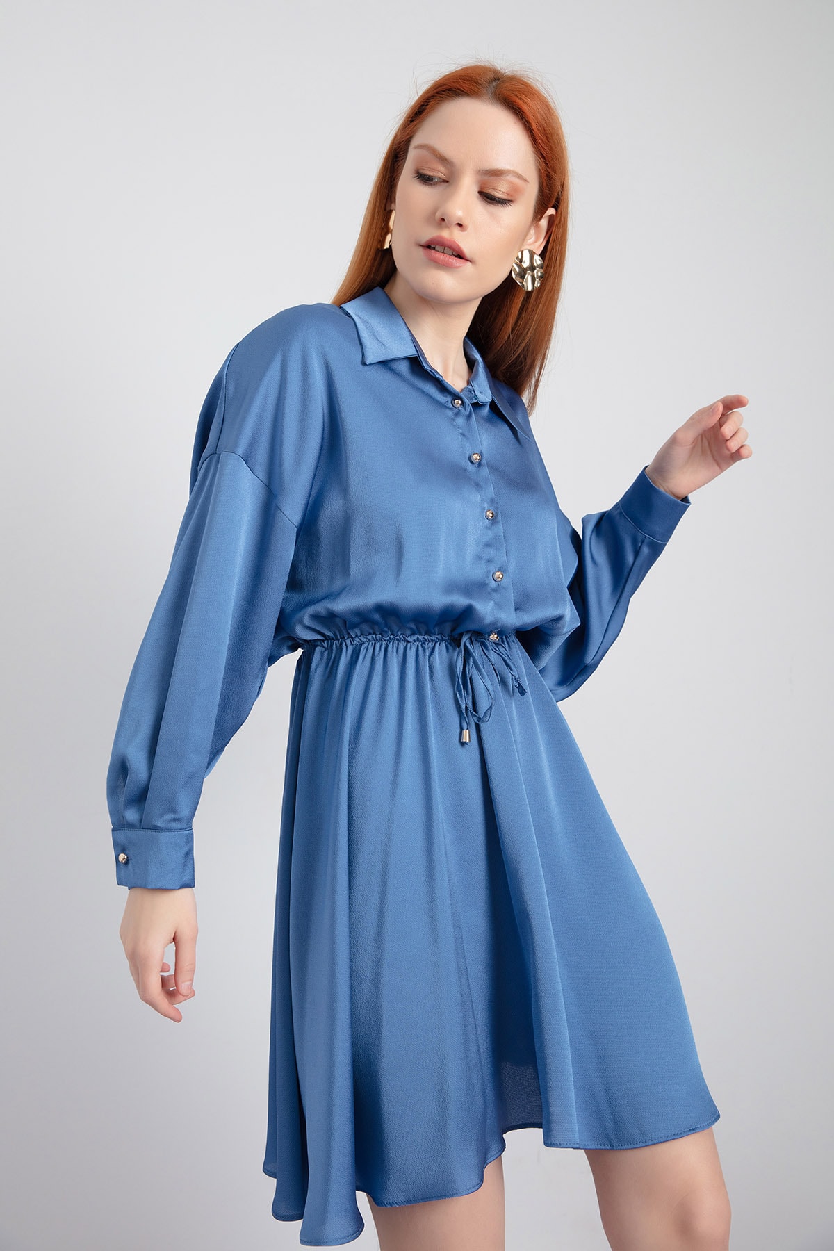 Lafaba Dress - Dark blue - A-line