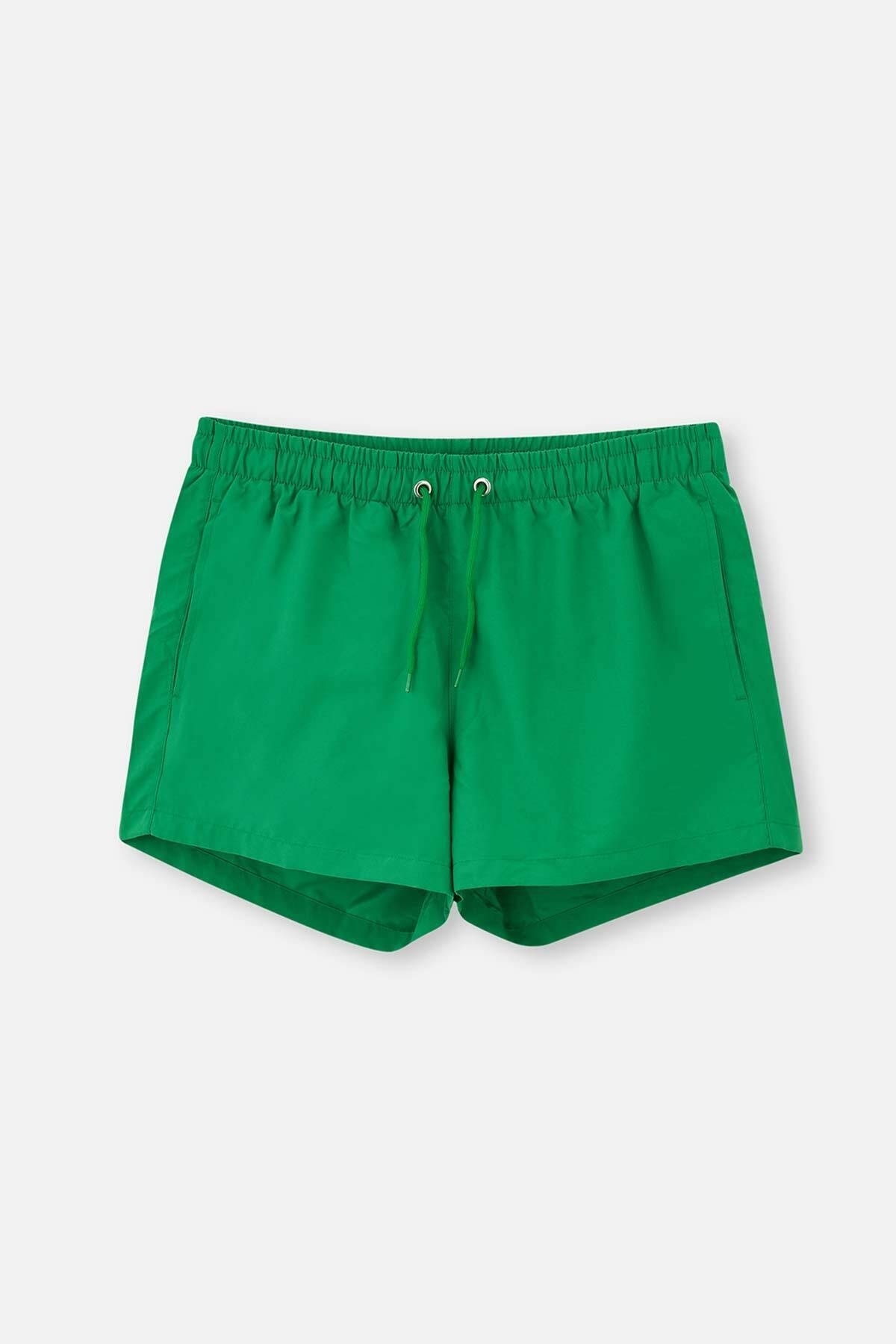 Levně Dagi Green Micro Short Straight Shorts