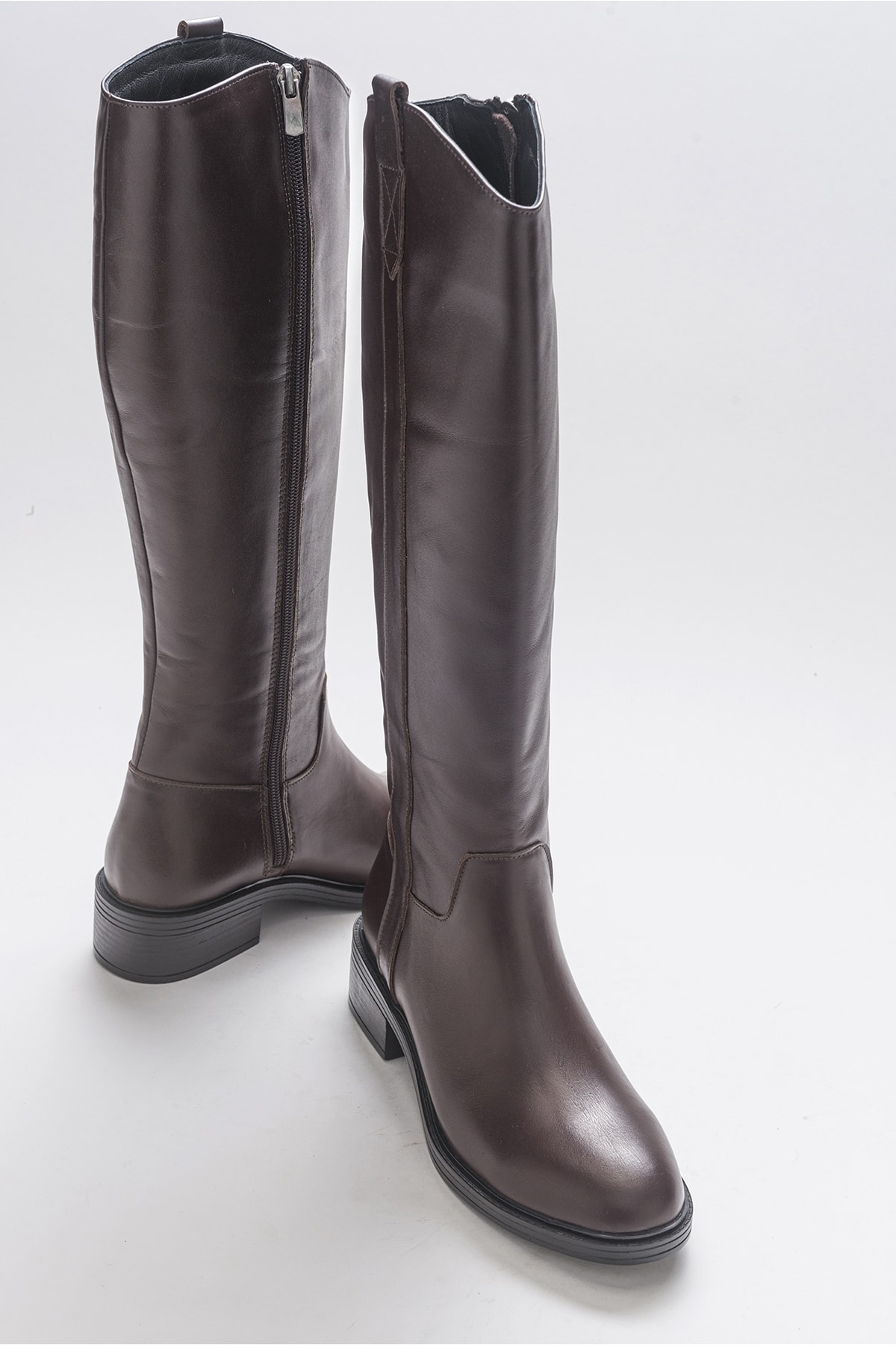 Levně LuviShoes Acro Brown Skin Genuine Leather Women's Boots.