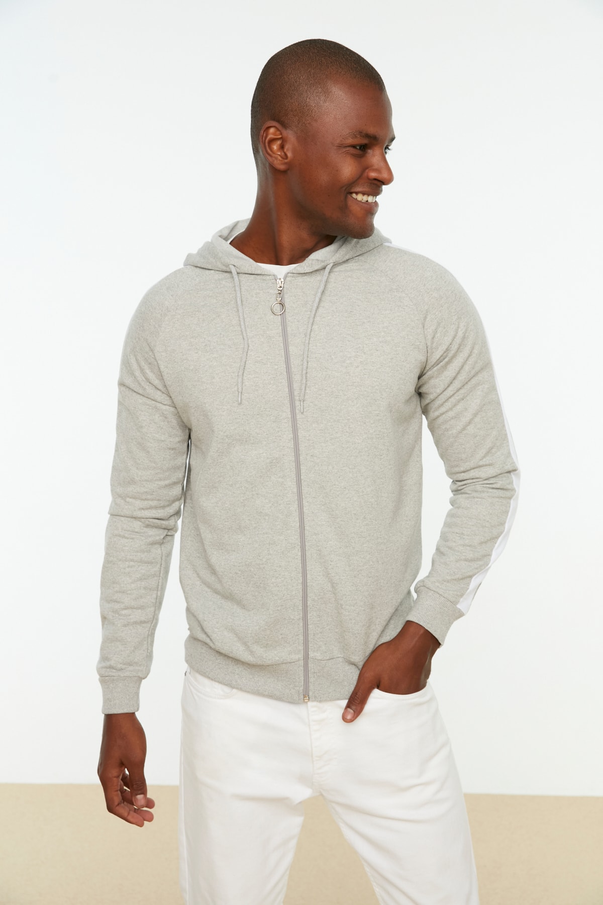 Trendyol Sweatshirt - Gray - Regular fit