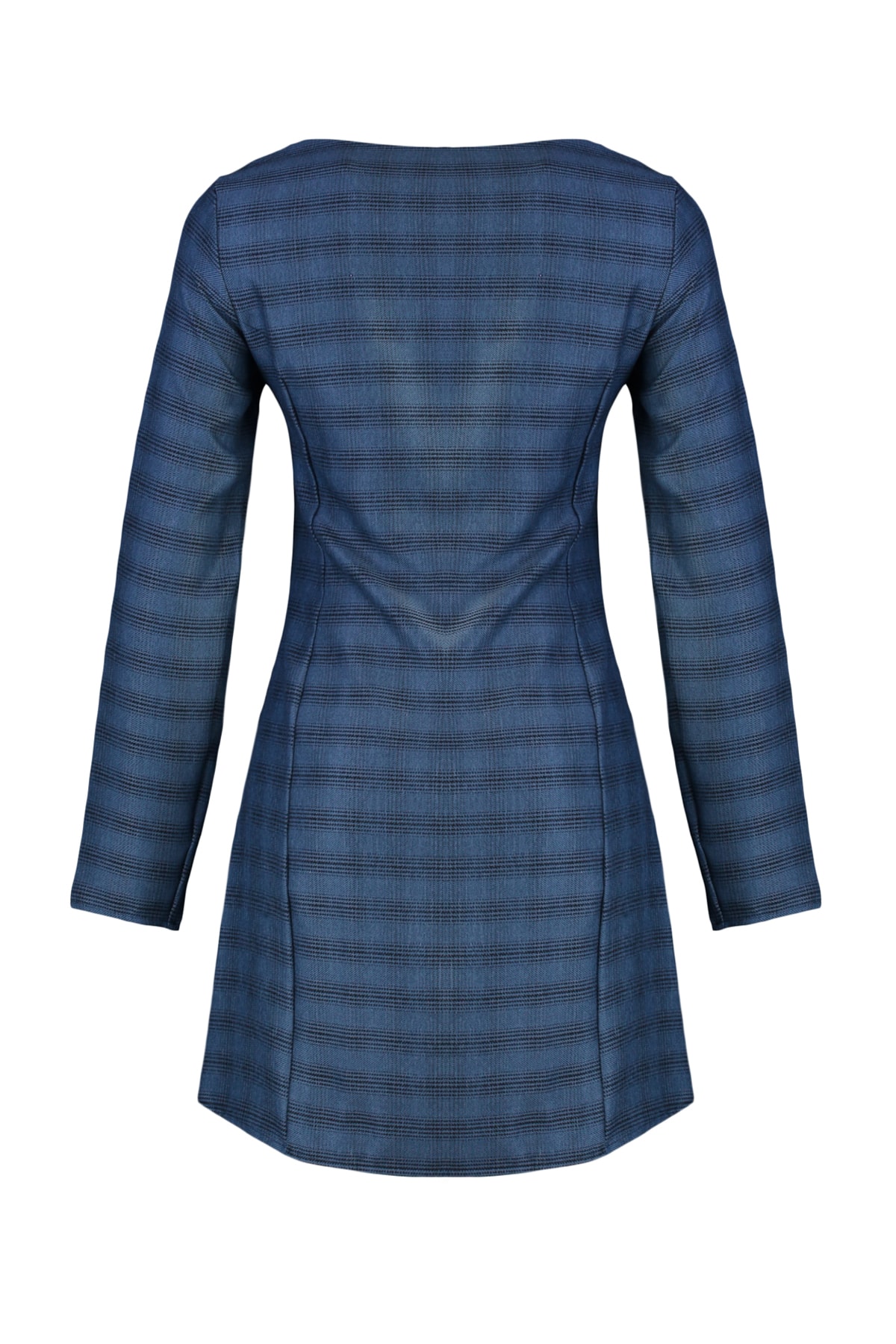 Rochie țesută cu centură Trendyol bleumarin