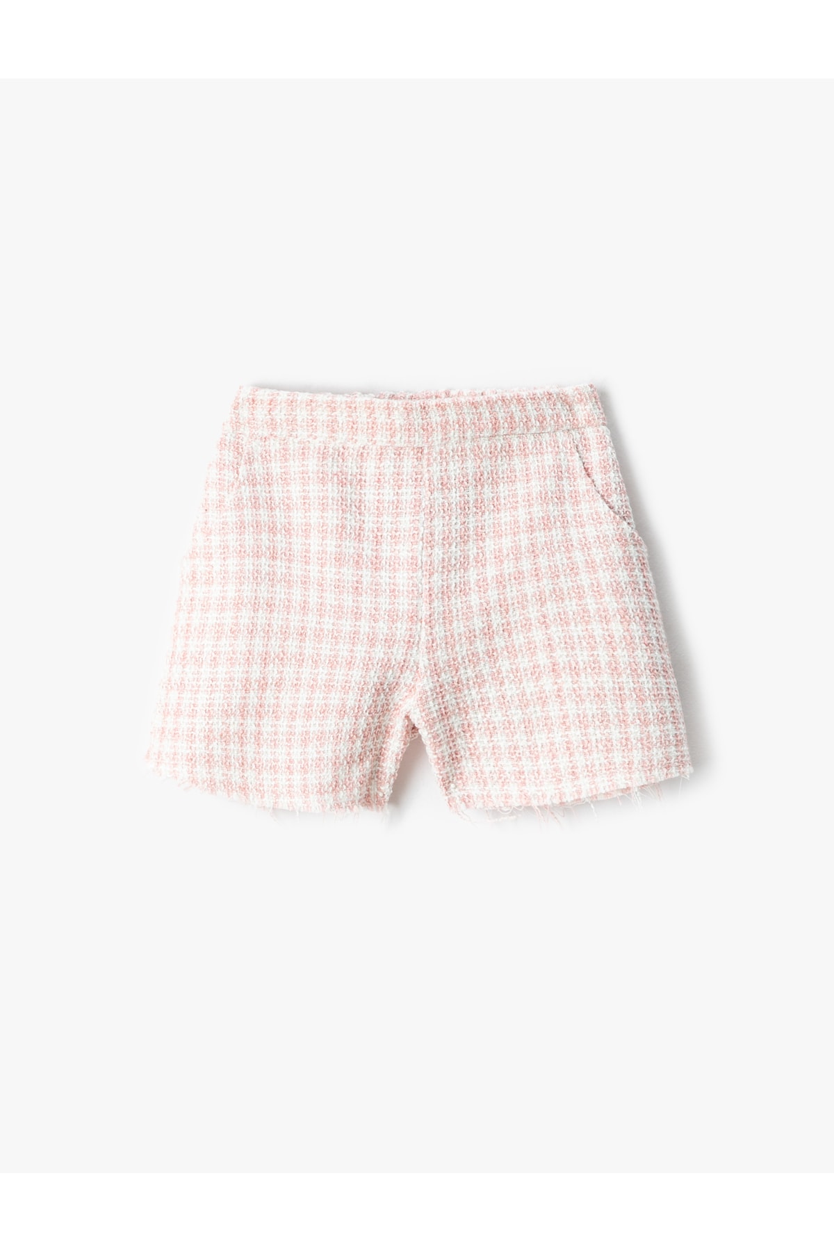 Levně Koton Tweed Shorts with Pockets and Buttoned Cotton