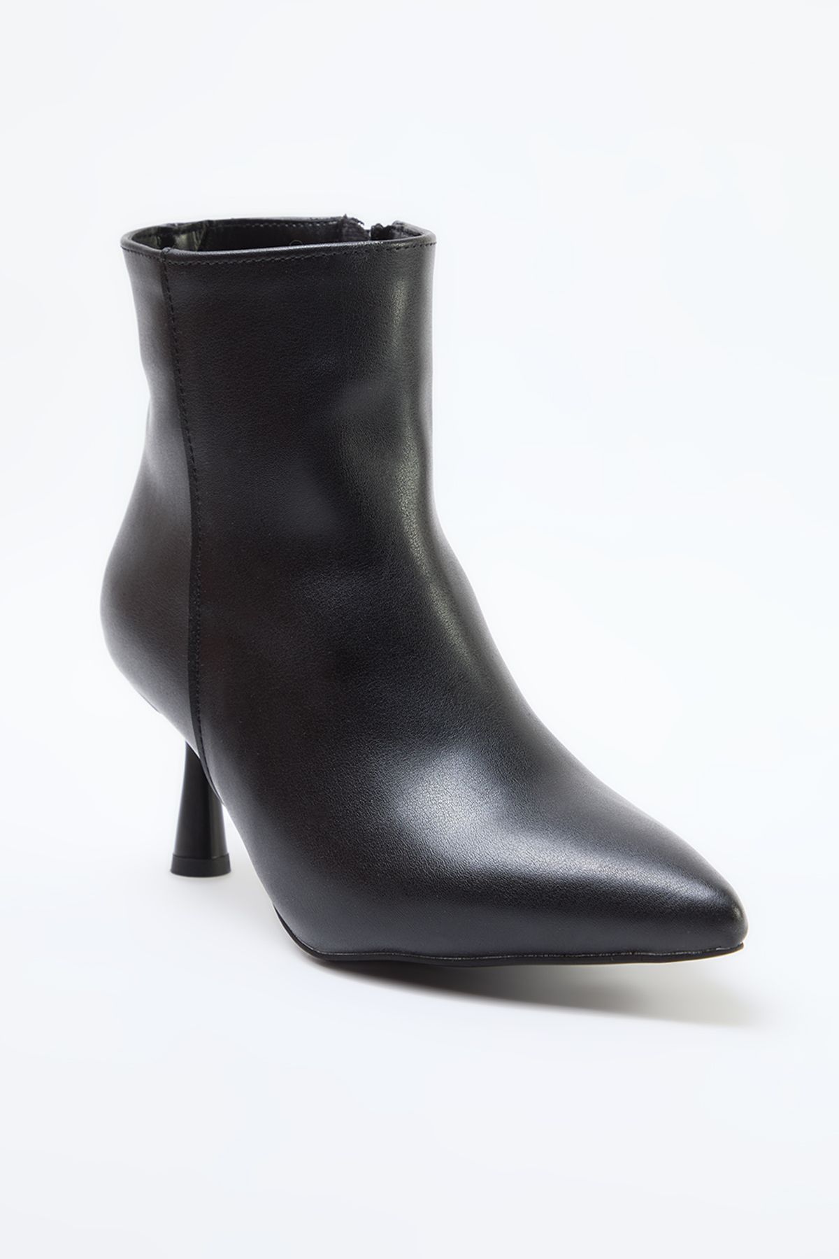 Trendyol Black Pointed Toe Women's Thin Heel Ankle Boots