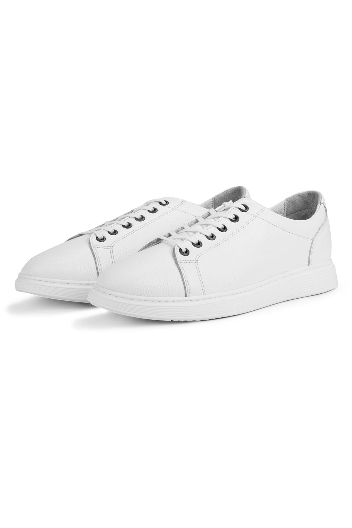 Levně Ducavelli Verano Genuine Leather Men's Casual Shoes, Summer Sports Shoes, Lightweight Shoes, White Leather Shoes.