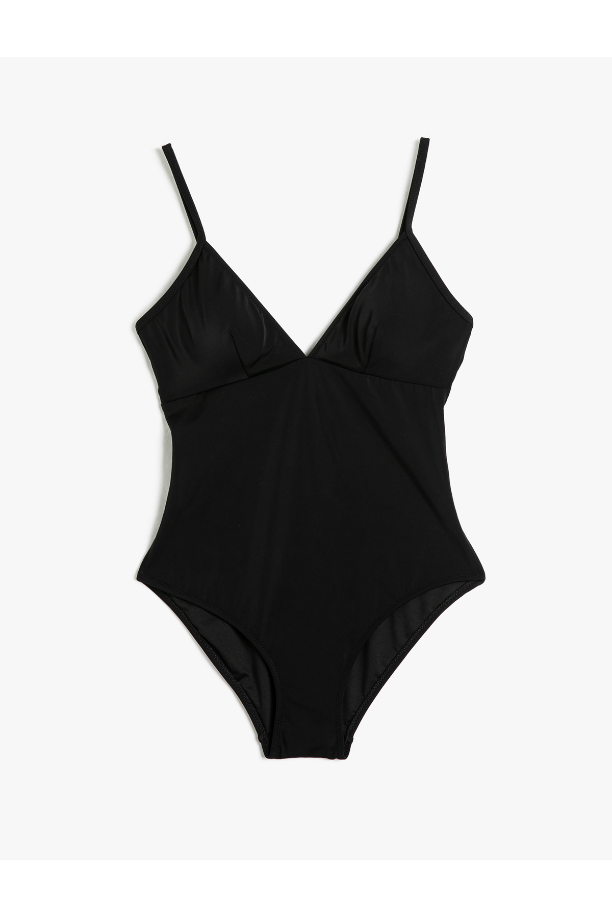 Costume de baie Koton Basic Curele subțiri acoperite cu gât în V