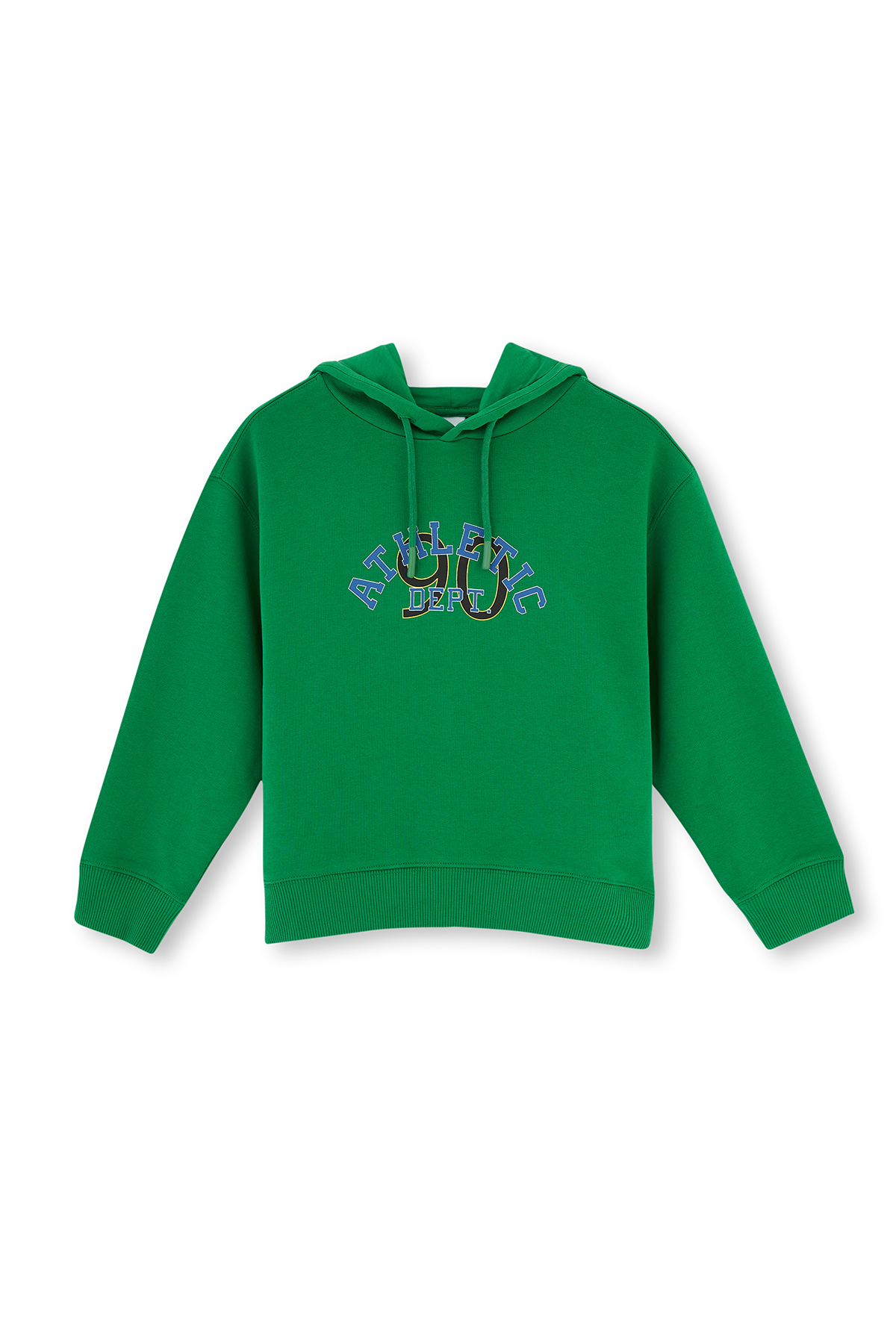 Dagi Green Hooded Motto Printed Unisex Sweatshirts
