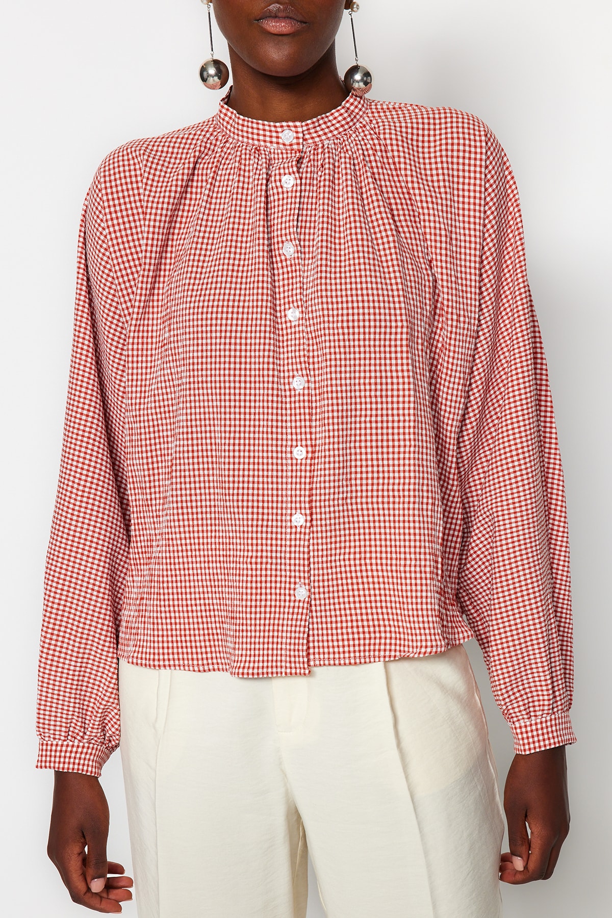 Camasa dama Trendyol Plaid
