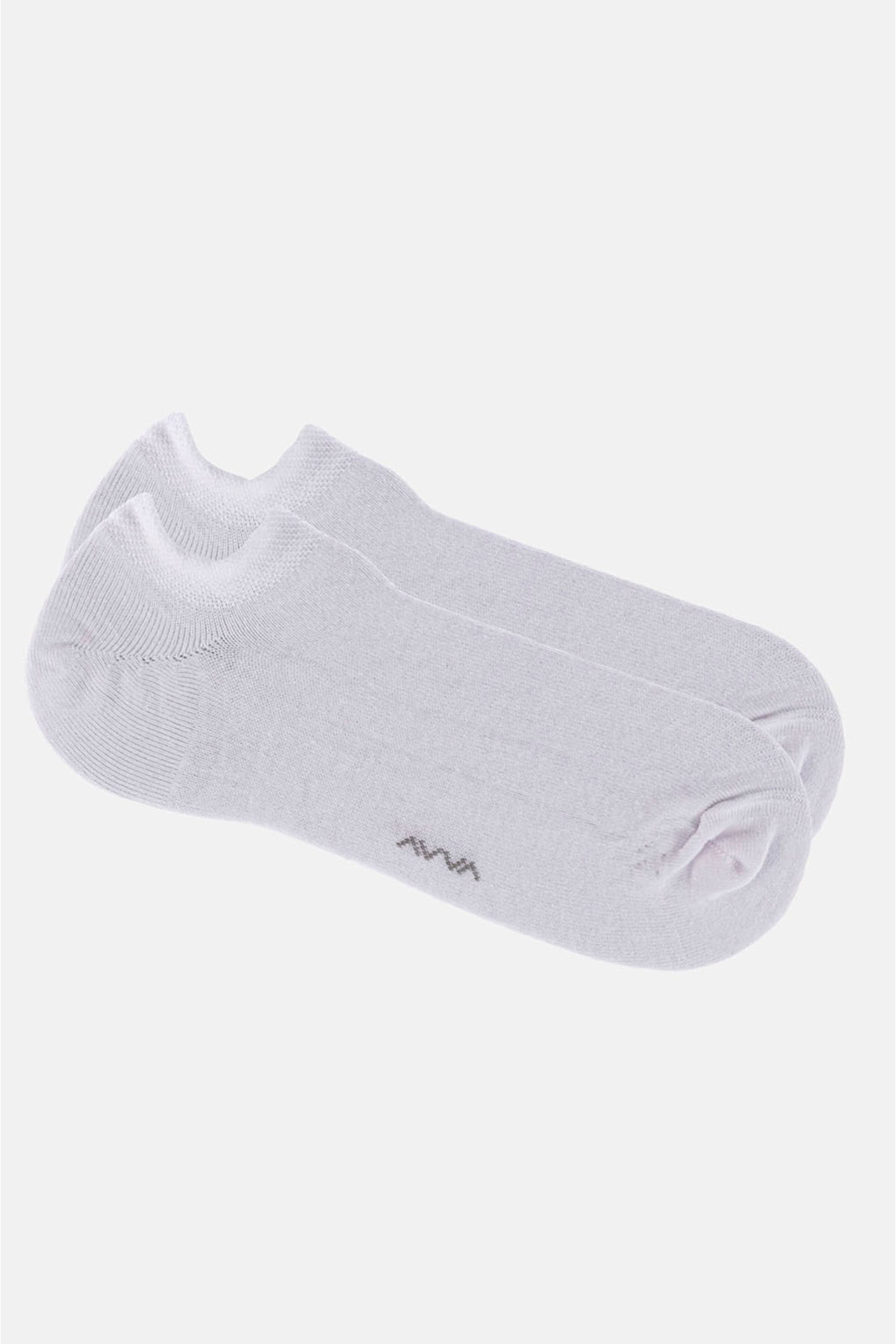 Avva Men's White Sneaker Socks