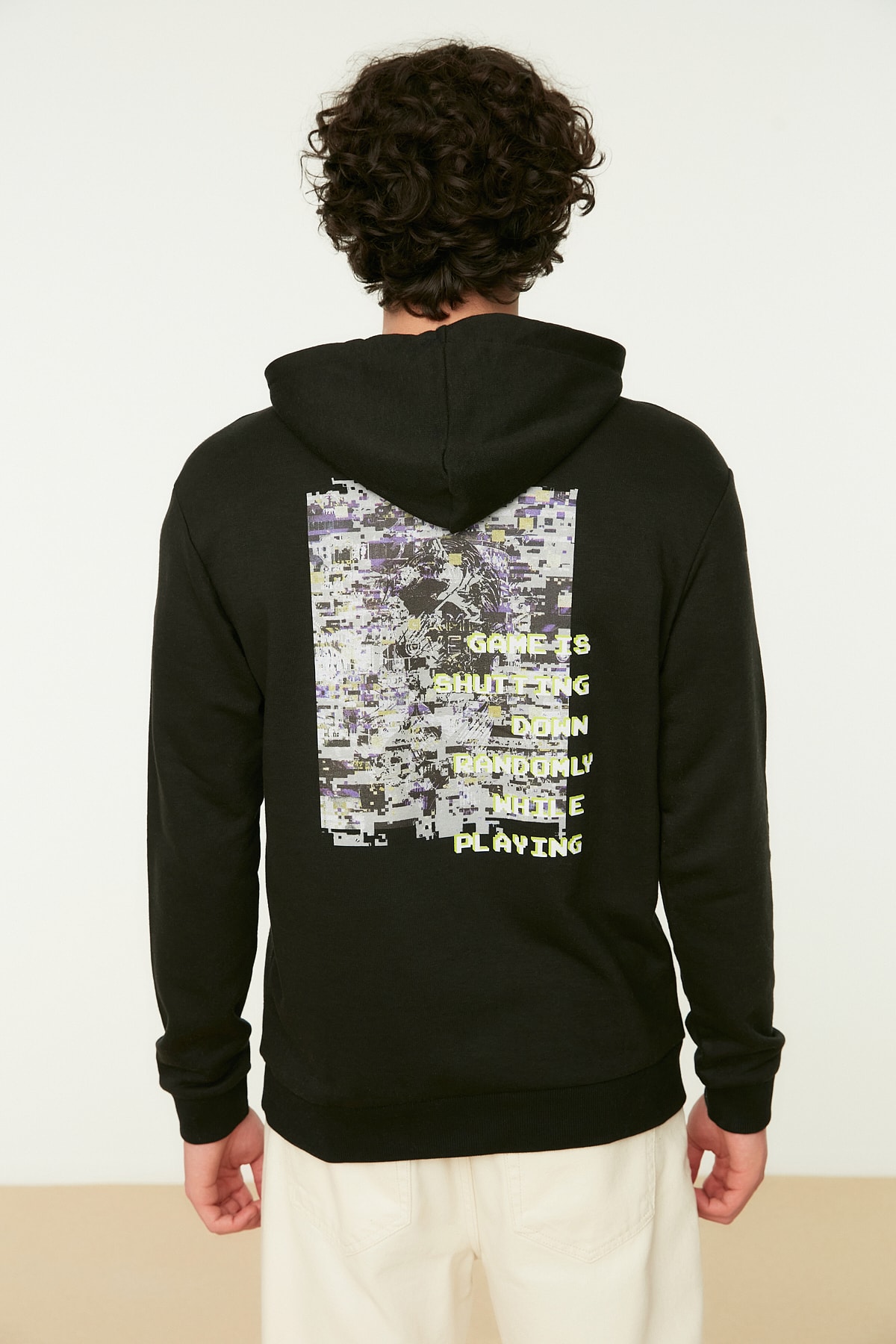 Trendyol Sweatshirt - Black - Regular fit