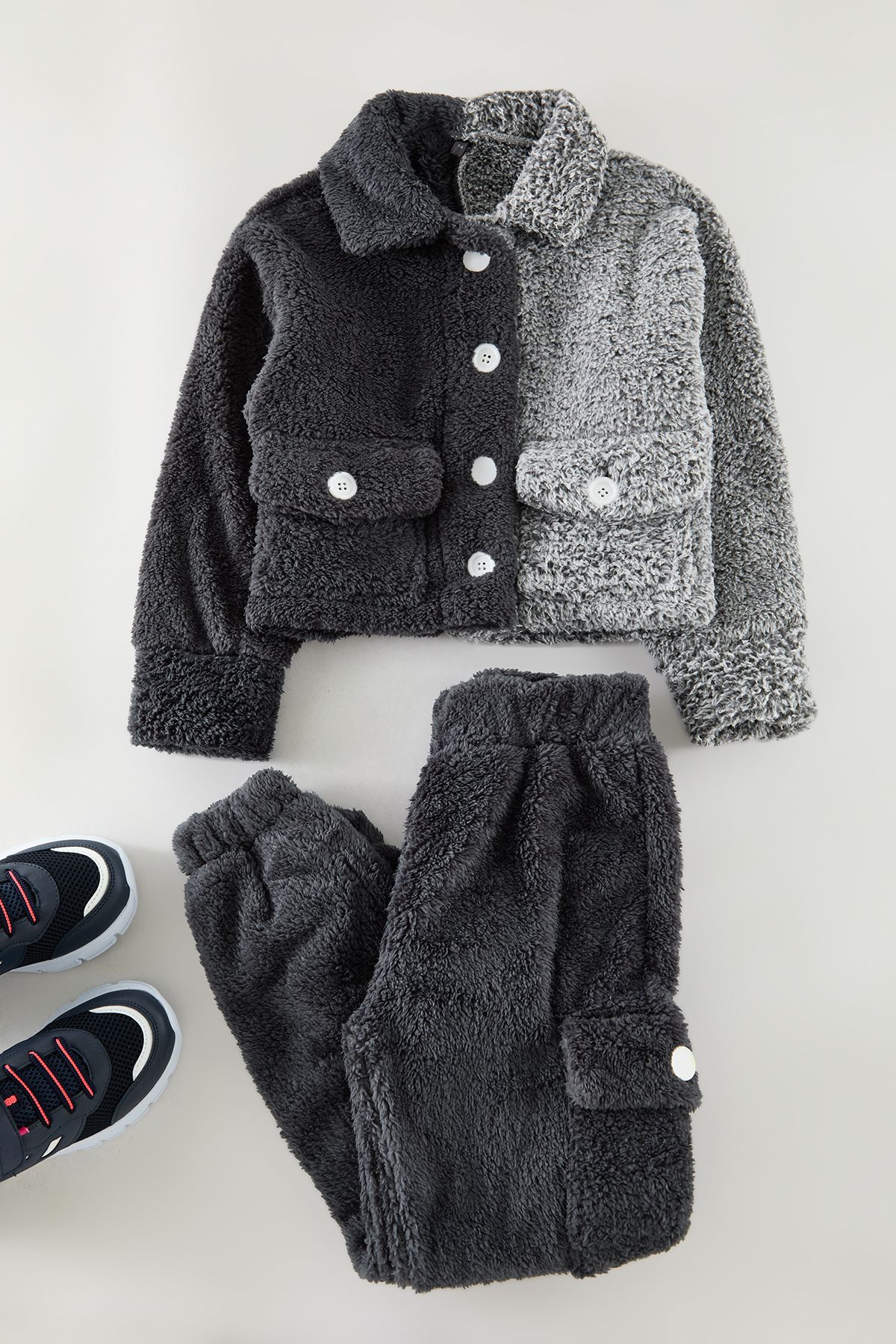 Trendyol Anthracite High Waist Basic Knitted Tights Women's