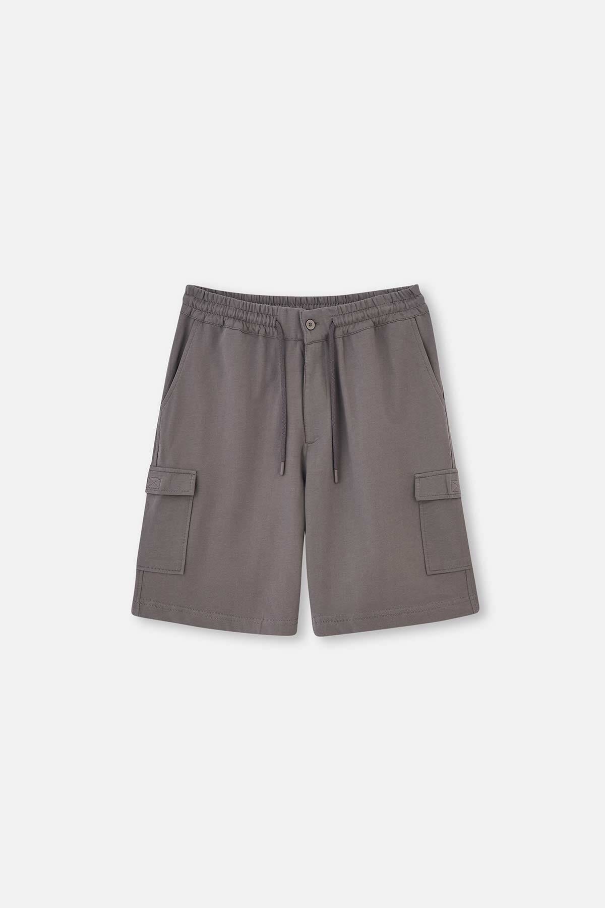 Dagi Gray Cargo Pocket Shorts