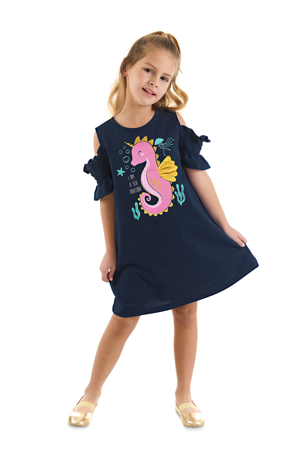 Levně mshb&g Seahorse Unicorn Girls' Dress
