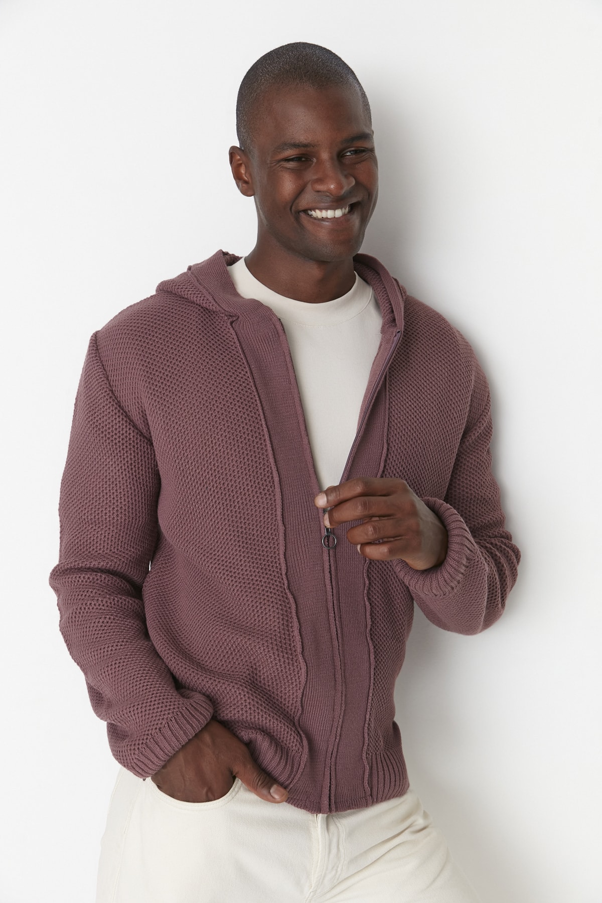 Trendyol Cardigan - Pink - Regular fit