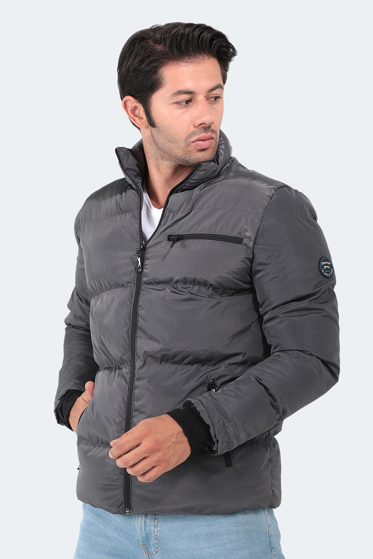 Slazenger Naldo Men's Coats Dark Gray