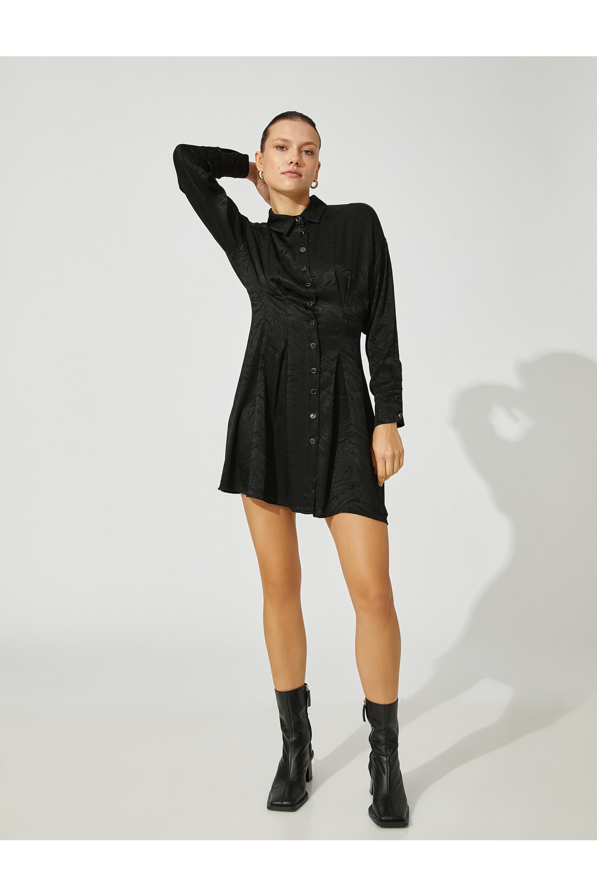 Koton Dress - Schwarz - Shirt dress