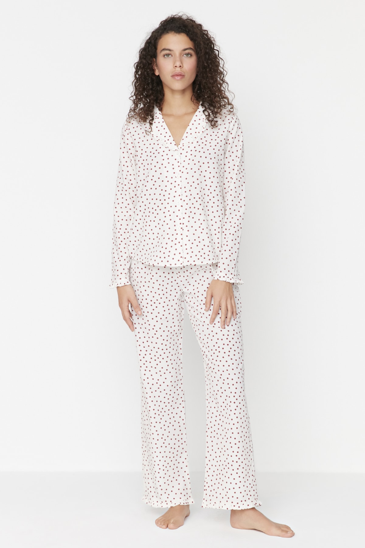 Trendyol Pajama Set - Multicolor - Polka dot