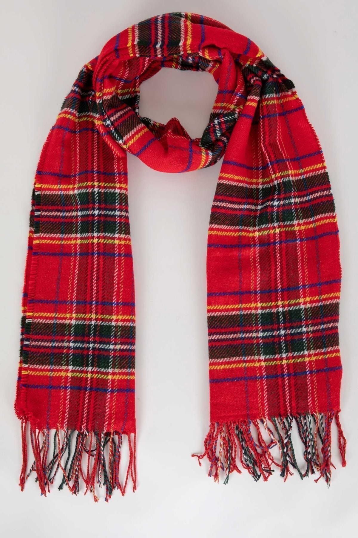 DEFACTO Women's Red Scarf