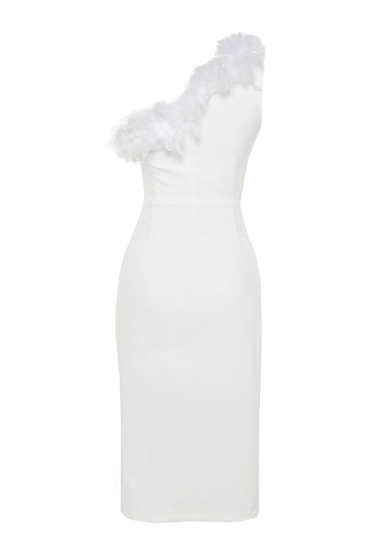 Guler Trendyol Ecru Rochie de seară elegantă de mireasă/nuntă detaliată