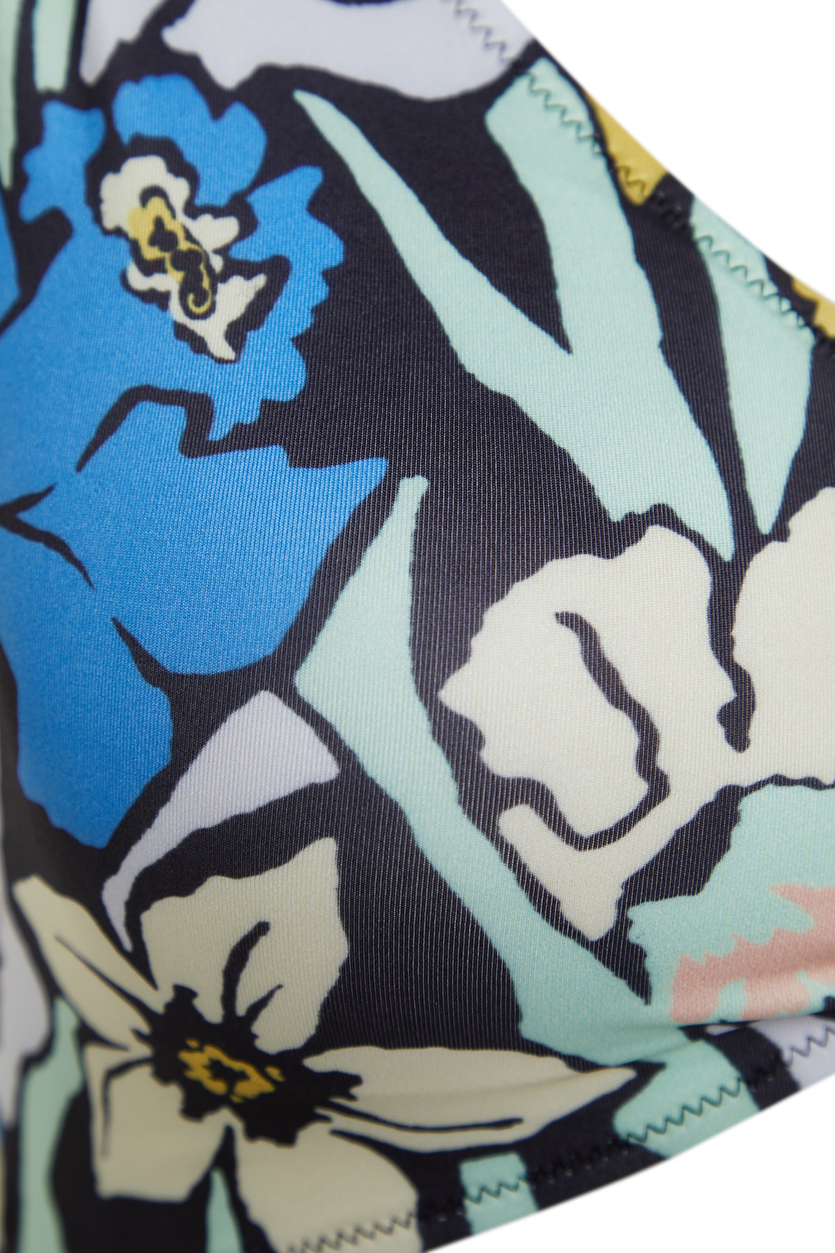 Trendyol Multicolor Tie Detailed Floral Patterned Swimsuit