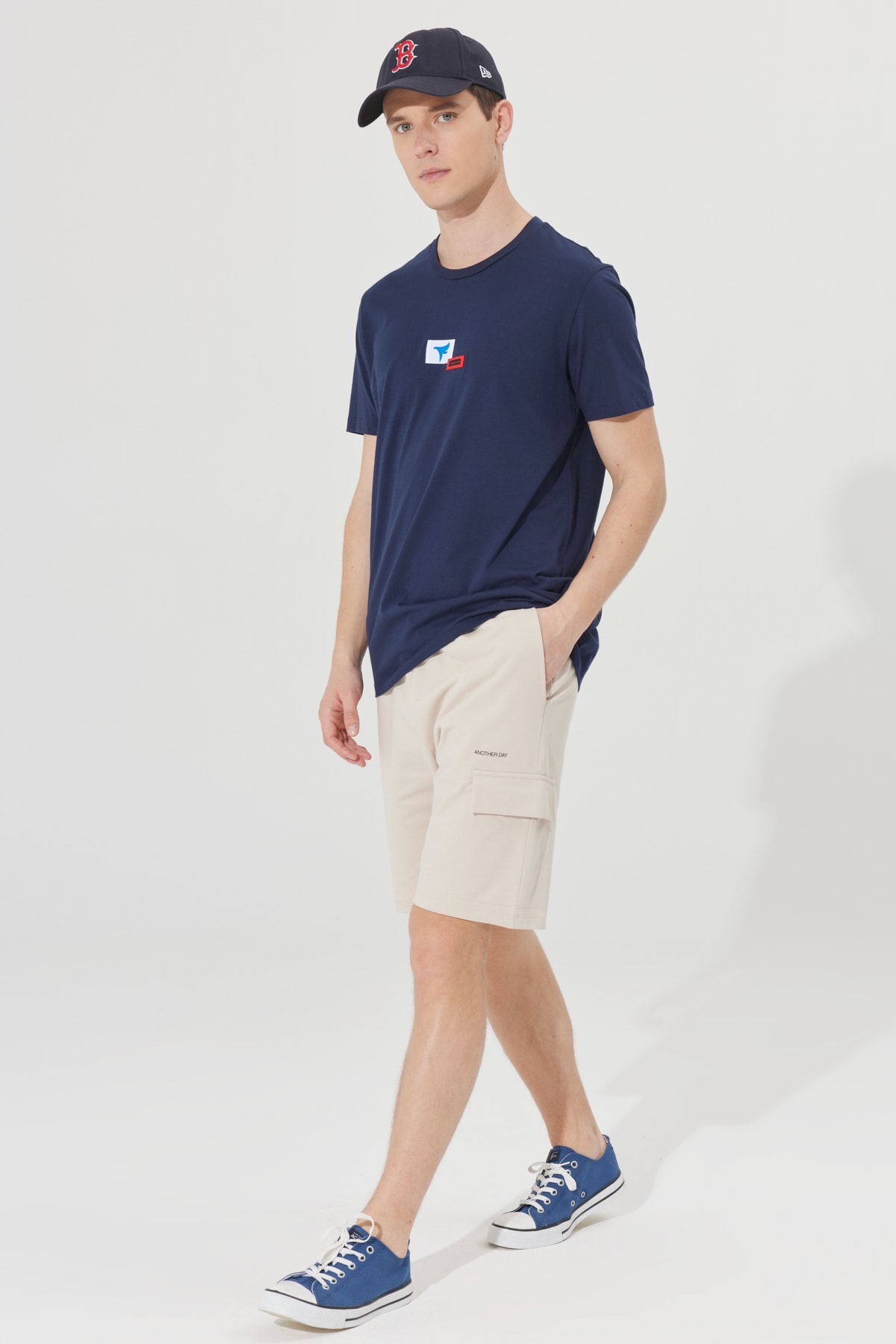 Levně AC&Co / Altınyıldız Classics Men's Beige Standard Fit Regular Fit 100% Cotton Plain Knit Shorts