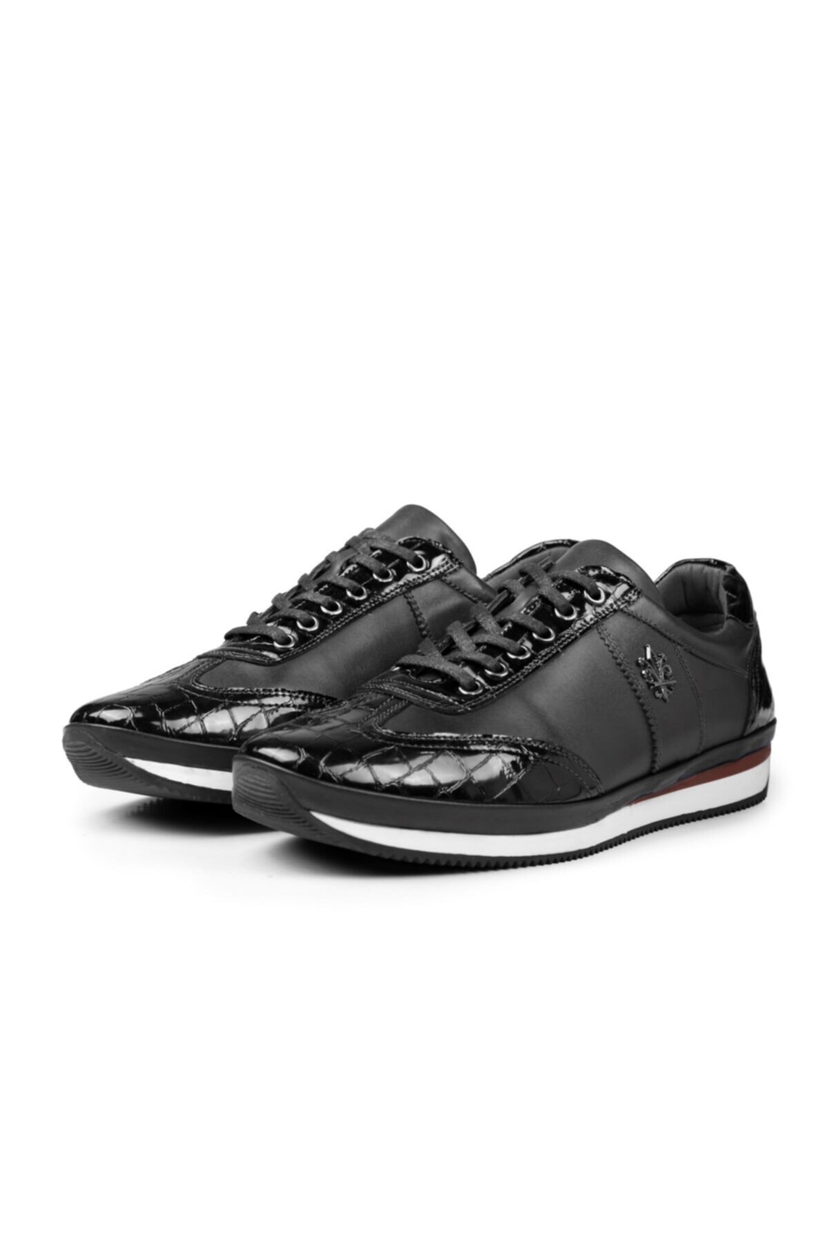 Ducavelli Marvelous Genuine Leather Men's Casual Shoes Black