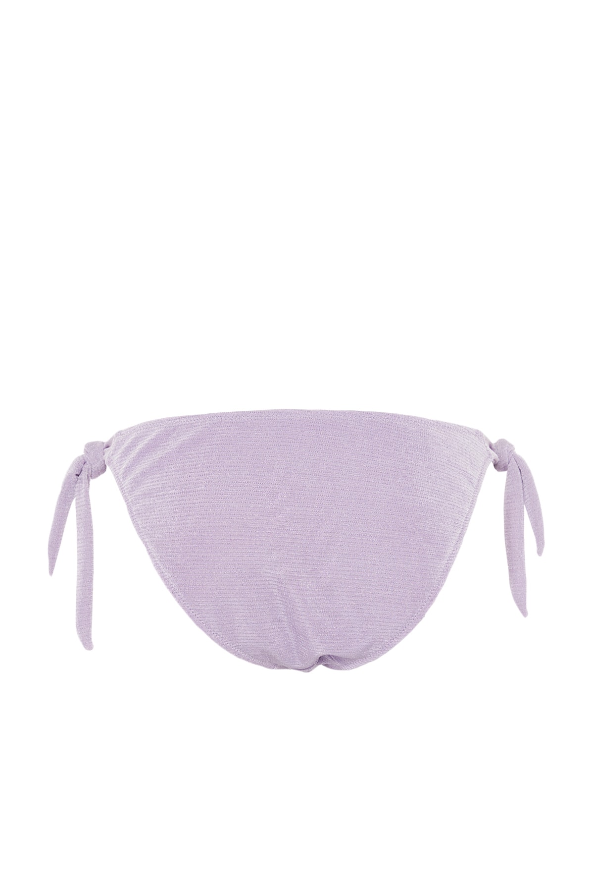 Trendyol Lilac Tie Glitter High Leg Bikini Bottom