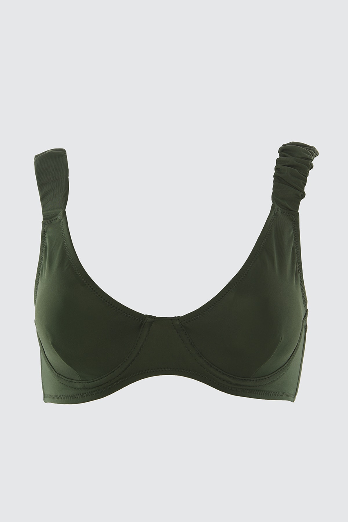 Bikini partea de sus Trendyol Ruffle detailed