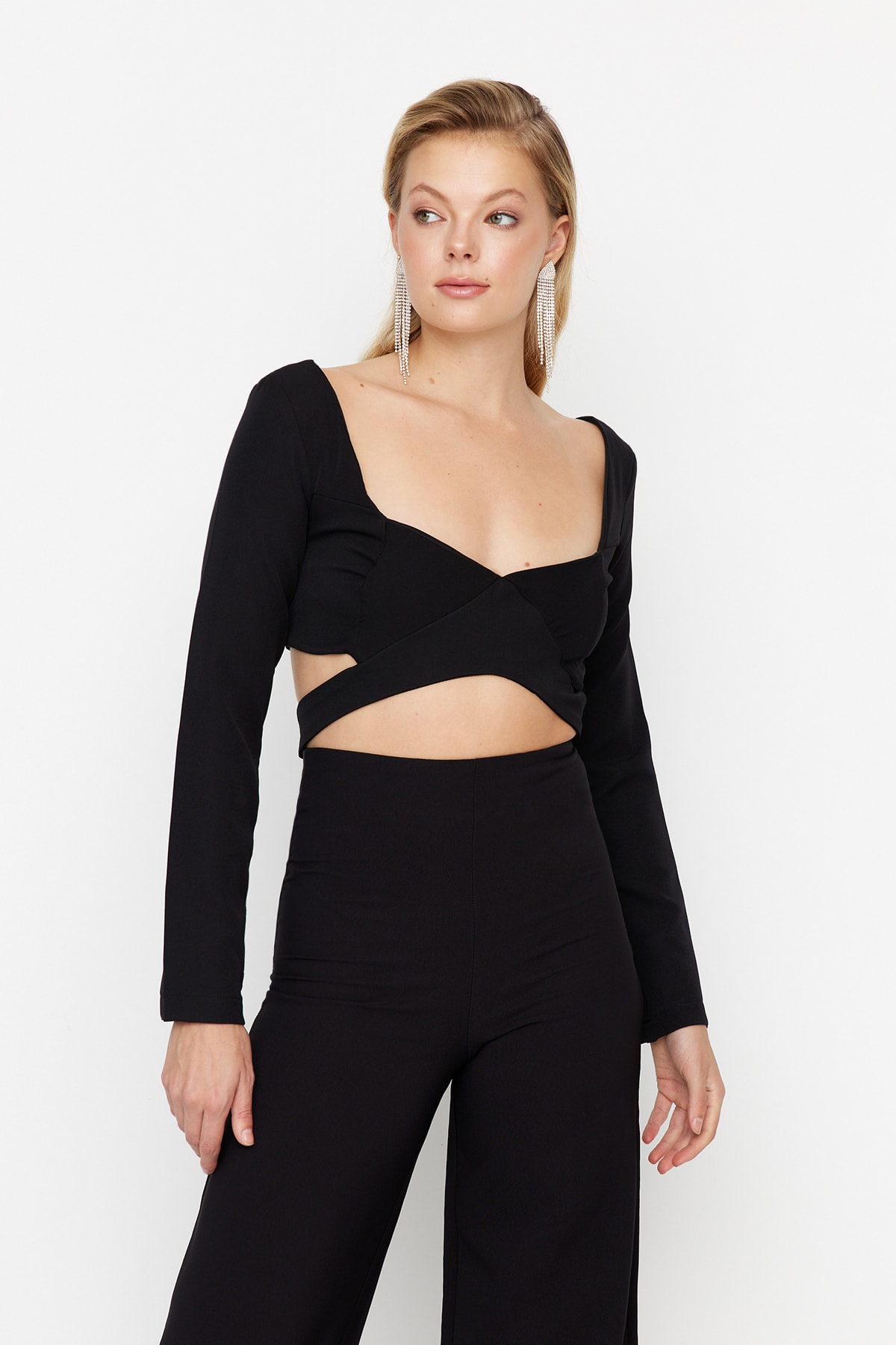 Trendyol Black Bustier