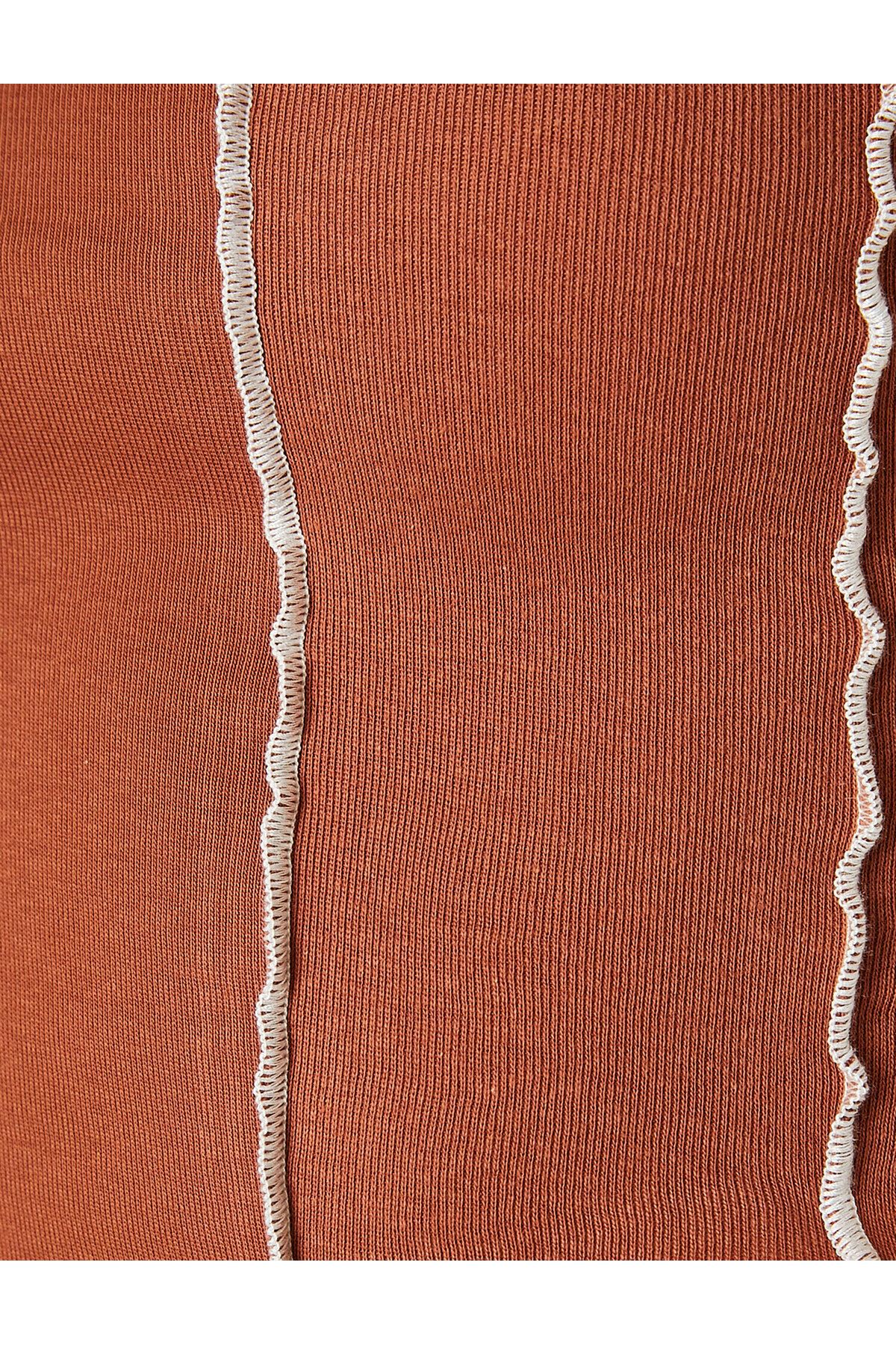 Koton One-Shoulder Crop Singlet