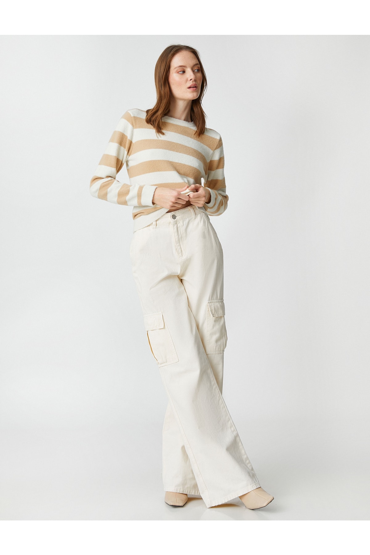 Koton Sweater - Beige - Regular fit